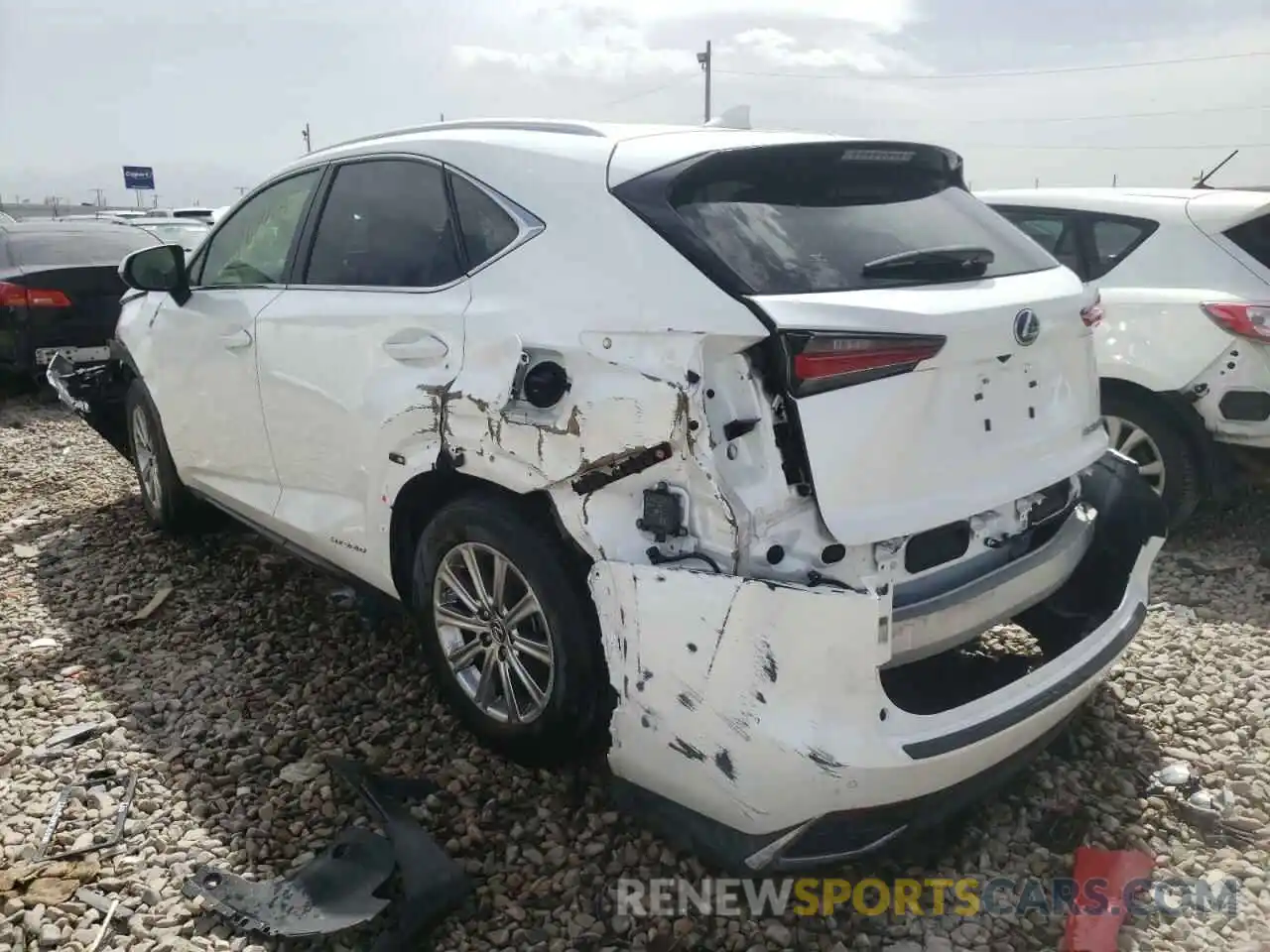 3 Photograph of a damaged car JTJBJRBZ7K2105970 LEXUS NX 2019