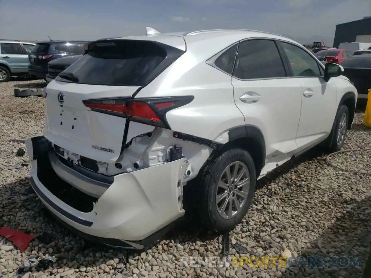 4 Photograph of a damaged car JTJBJRBZ7K2105970 LEXUS NX 2019