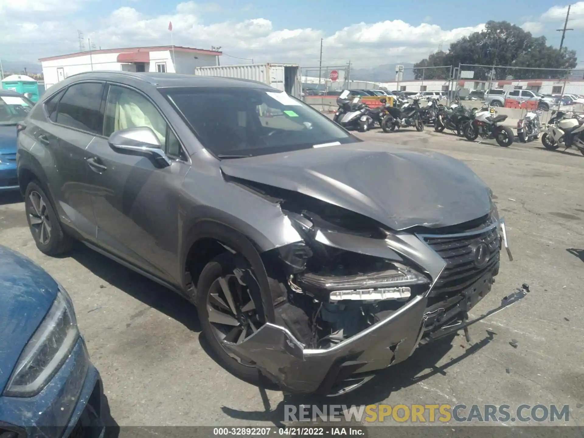 1 Photograph of a damaged car JTJBJRBZ7K2107329 LEXUS NX 2019