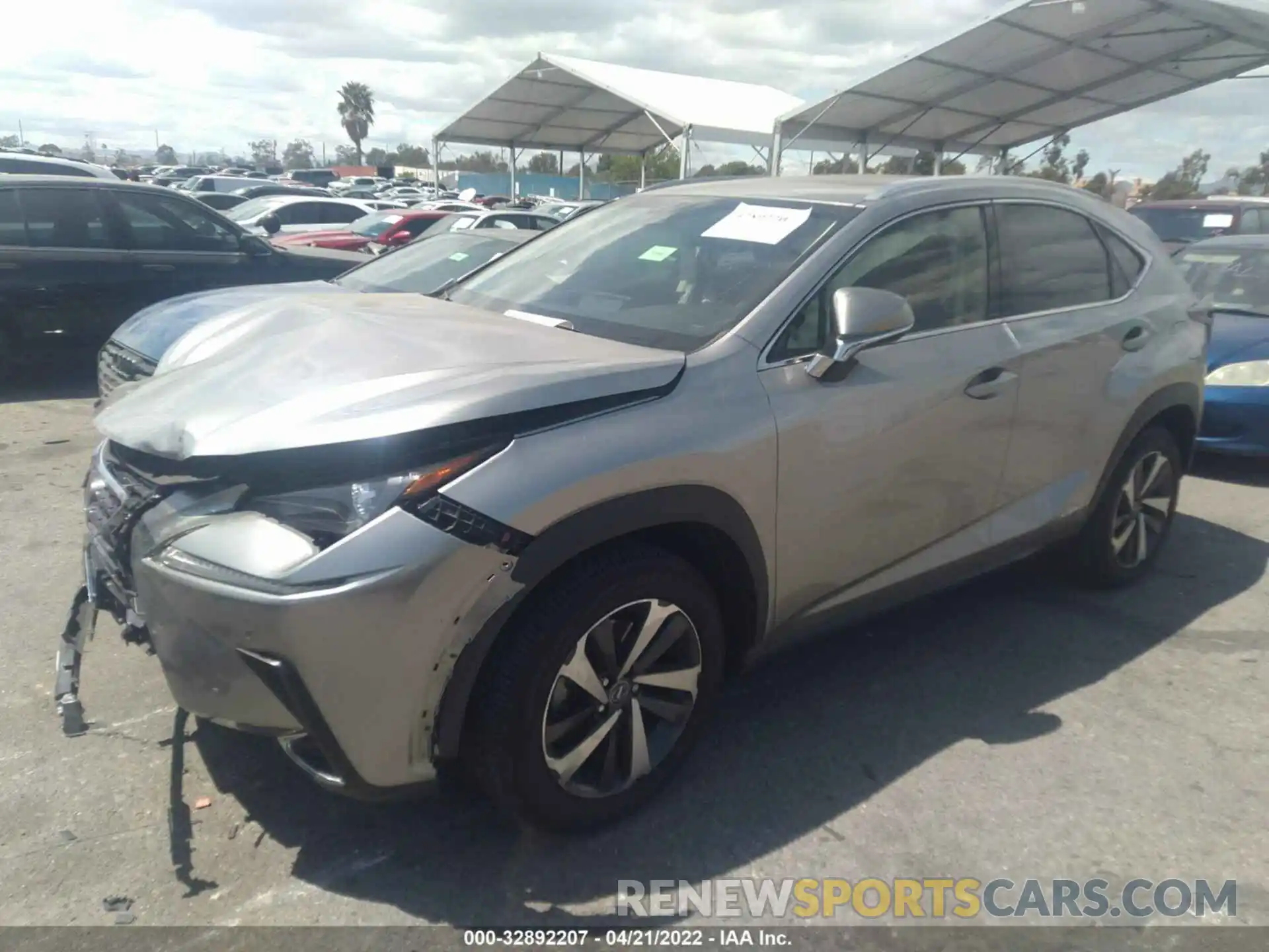 2 Photograph of a damaged car JTJBJRBZ7K2107329 LEXUS NX 2019