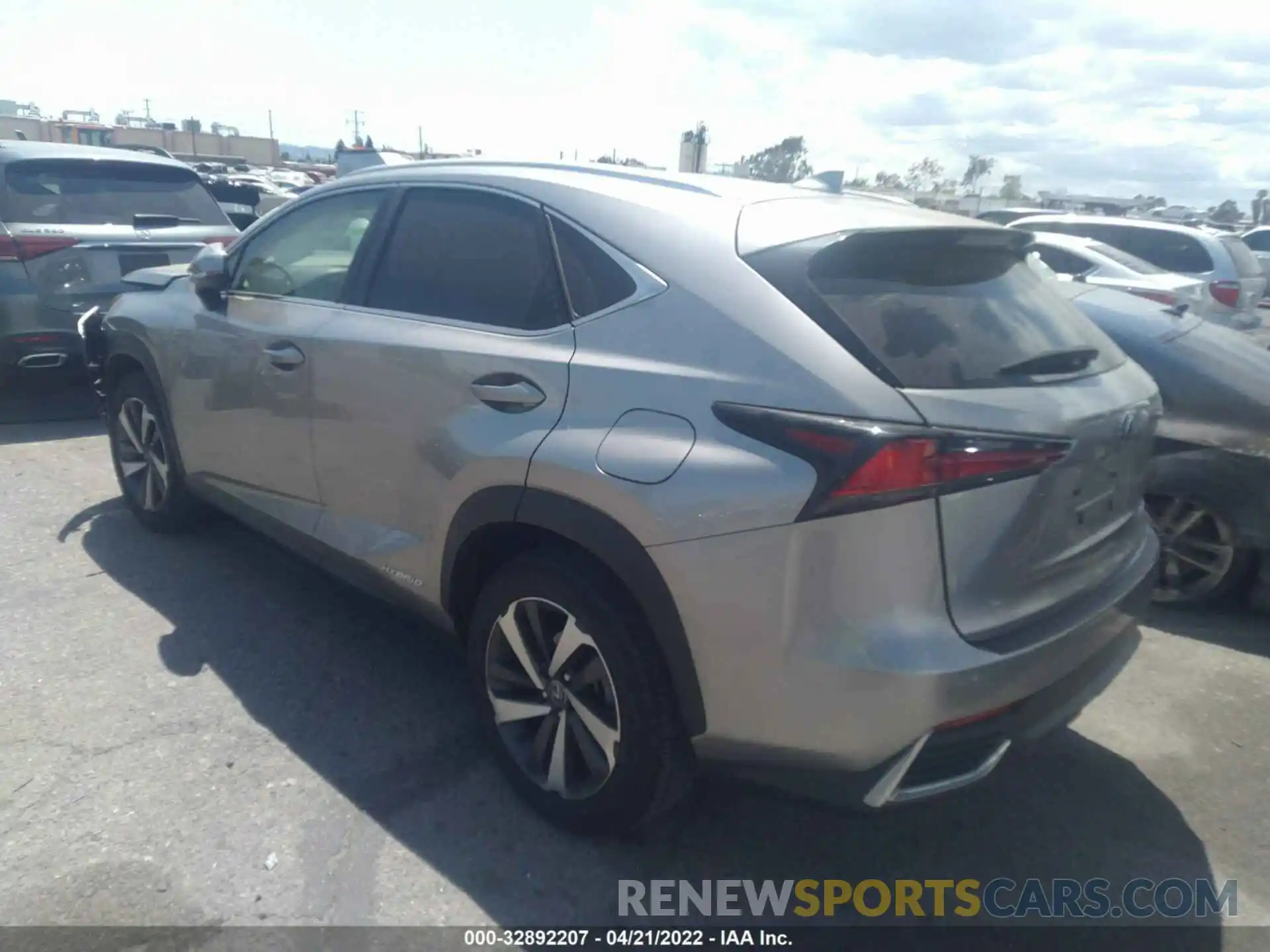 3 Photograph of a damaged car JTJBJRBZ7K2107329 LEXUS NX 2019