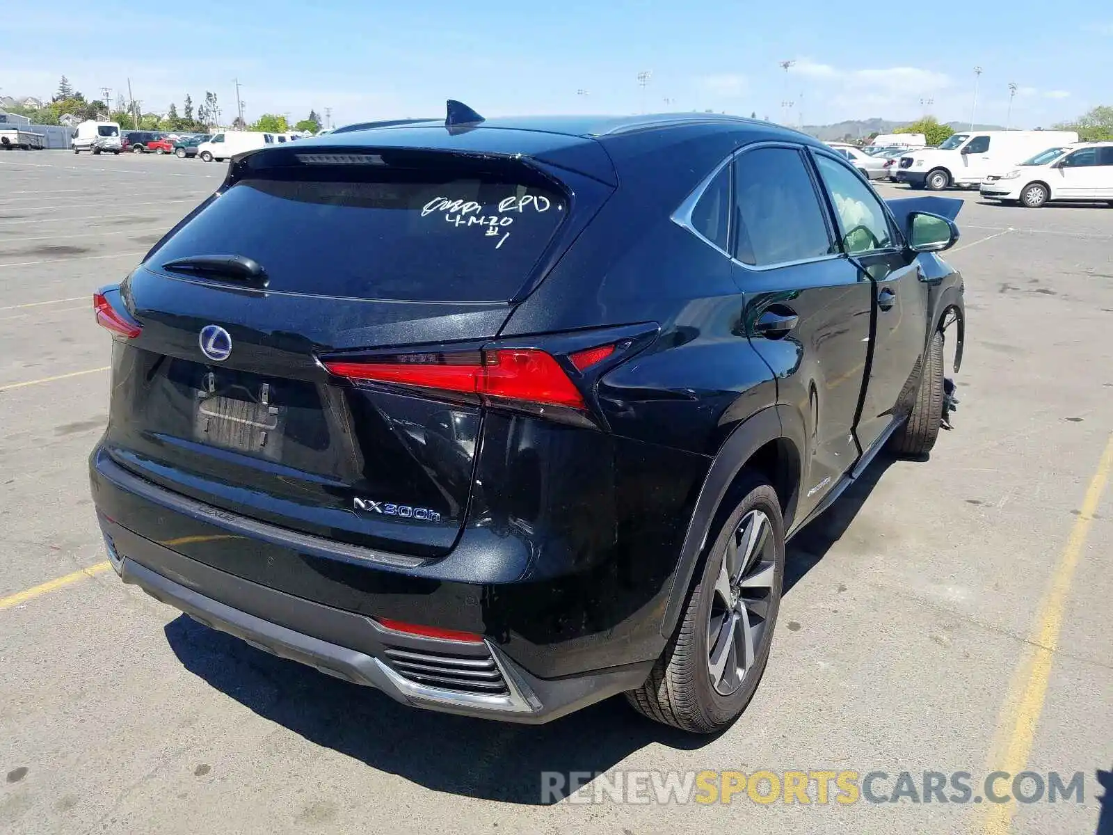 4 Фотография поврежденного автомобиля JTJBJRBZ7K2108612 LEXUS NX 2019