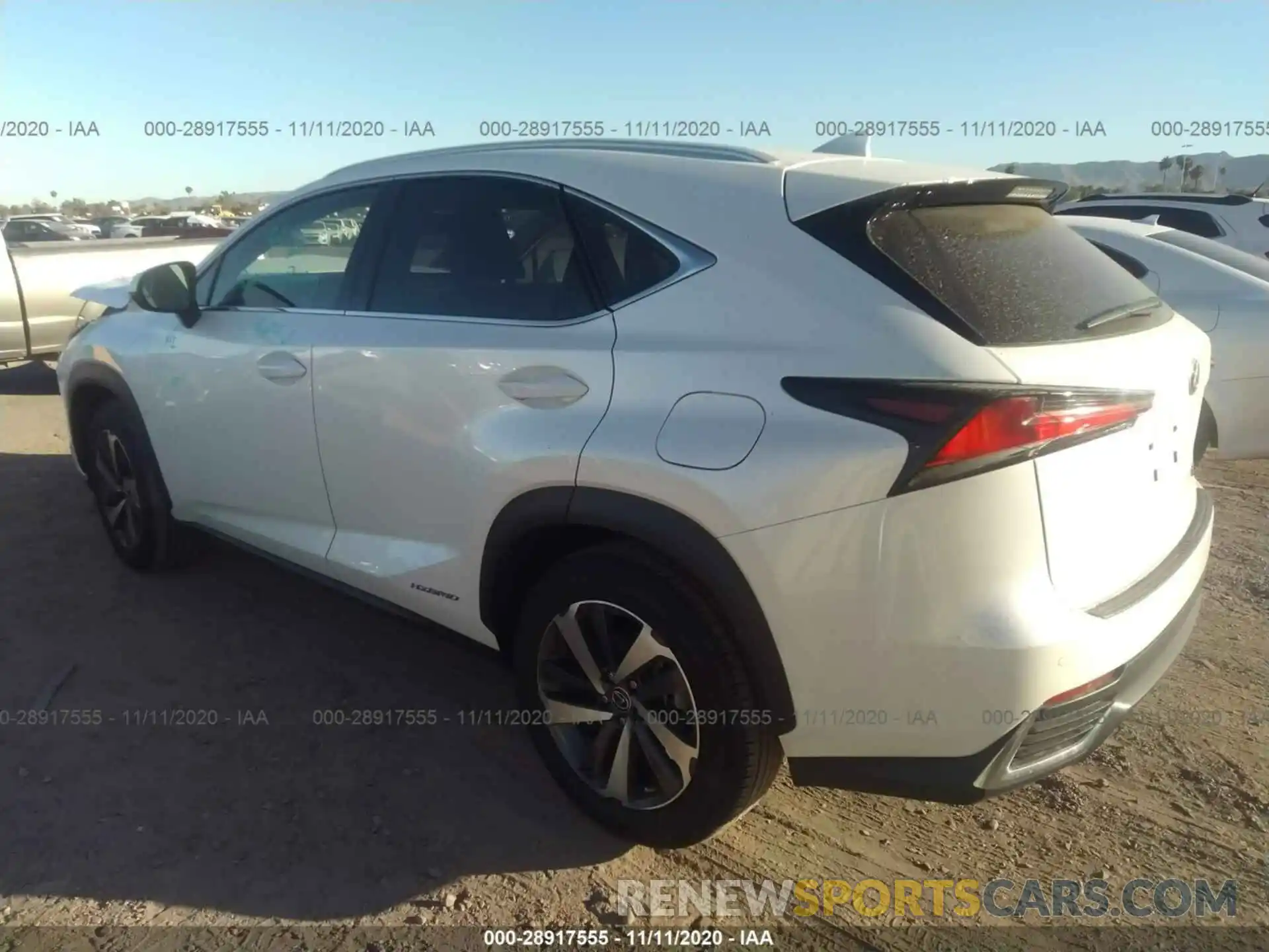 3 Фотография поврежденного автомобиля JTJBJRBZ7K2108917 LEXUS NX 2019