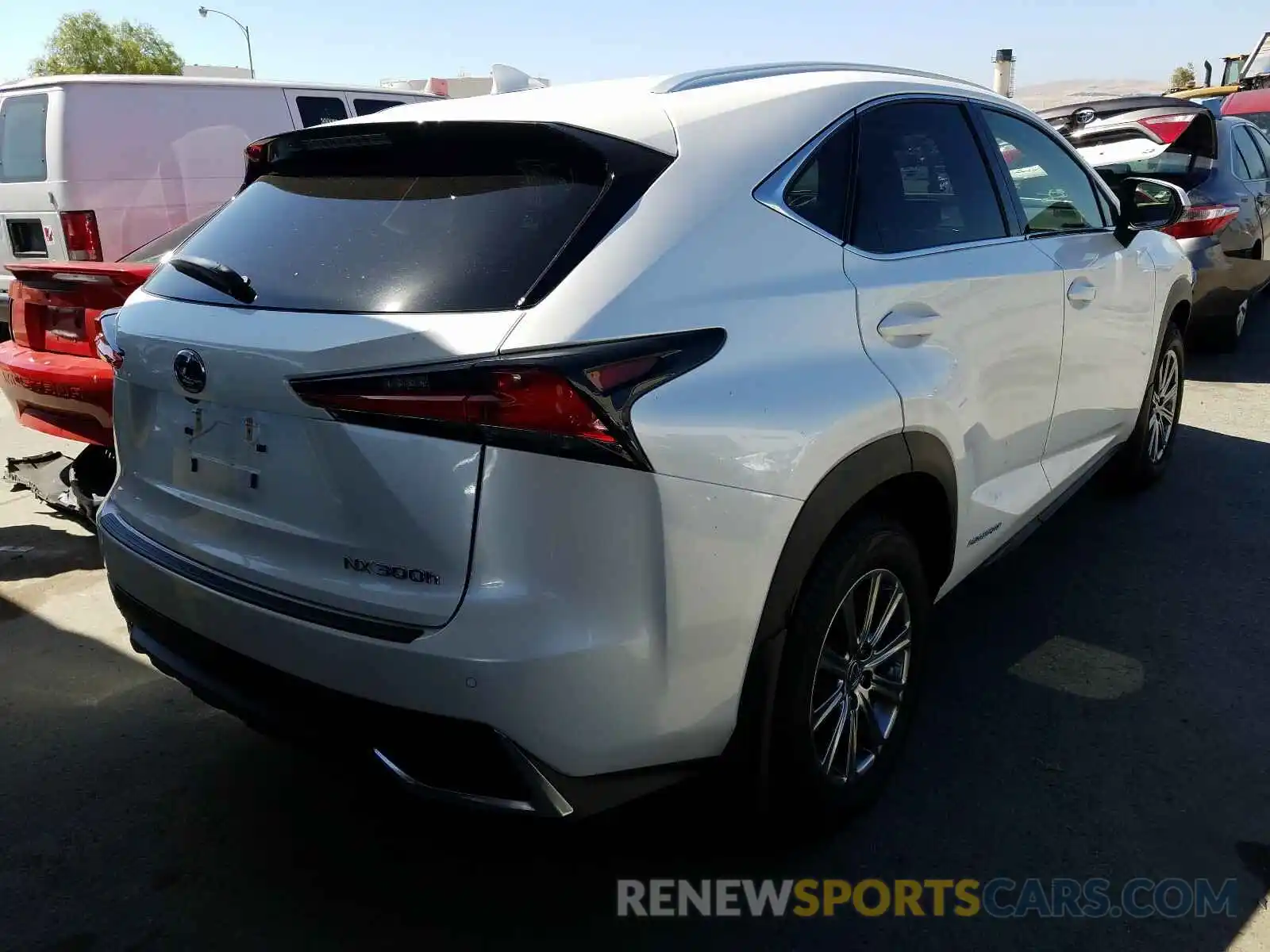 4 Фотография поврежденного автомобиля JTJBJRBZ7K2111199 LEXUS NX 2019