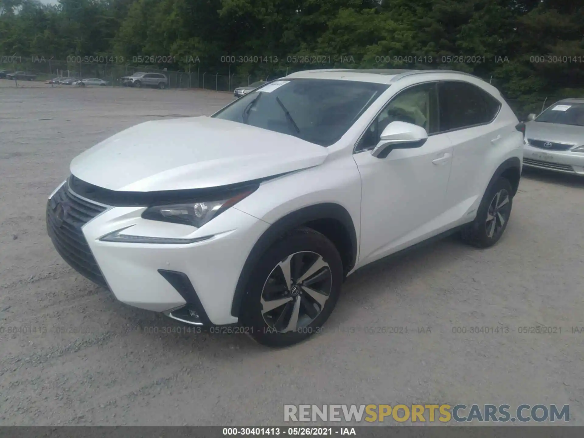 2 Фотография поврежденного автомобиля JTJBJRBZ7K2113566 LEXUS NX 2019