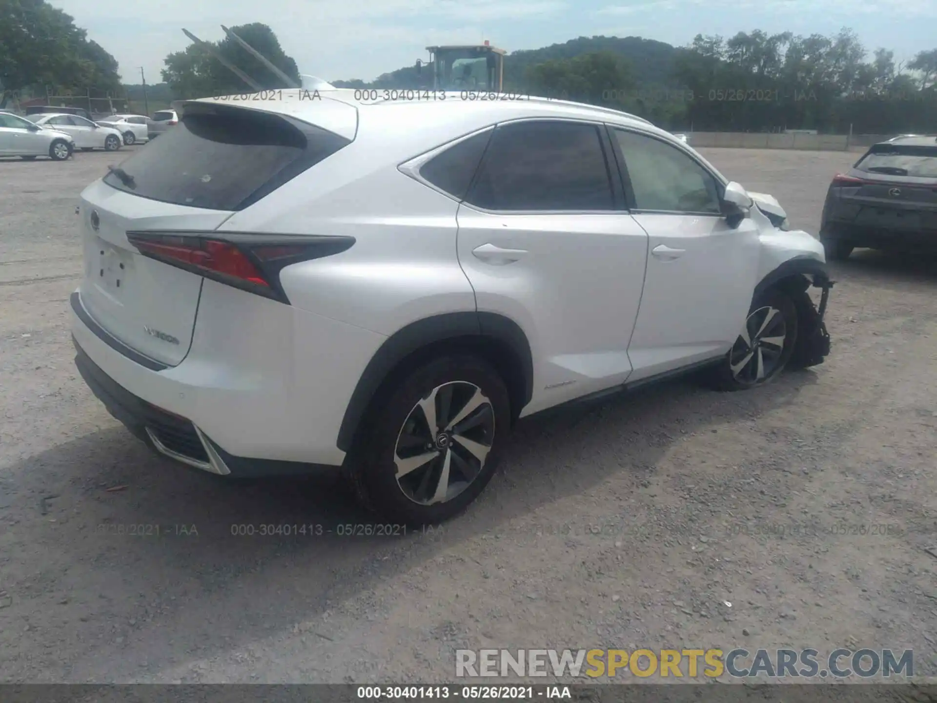 4 Фотография поврежденного автомобиля JTJBJRBZ7K2113566 LEXUS NX 2019