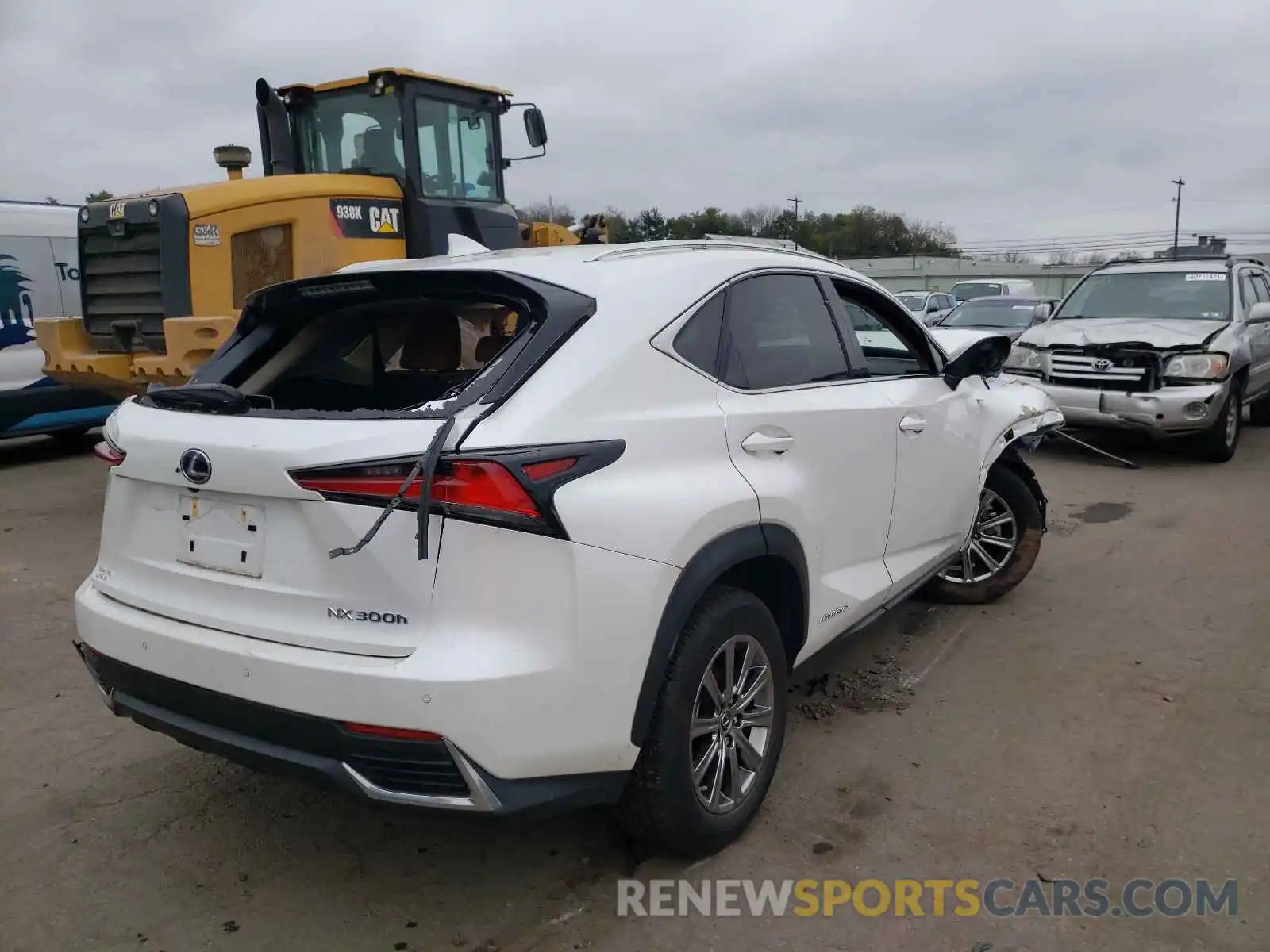 4 Фотография поврежденного автомобиля JTJBJRBZ7K2115138 LEXUS NX 2019