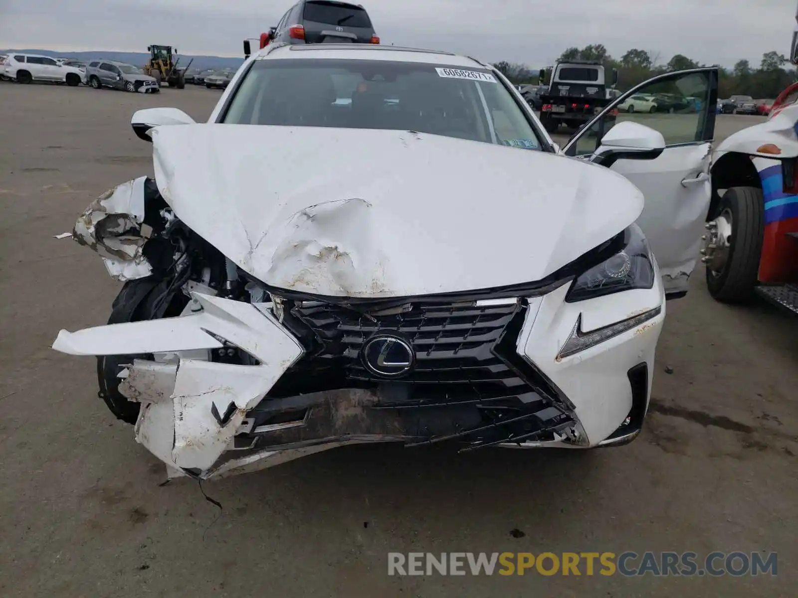 7 Photograph of a damaged car JTJBJRBZ7K2115138 LEXUS NX 2019