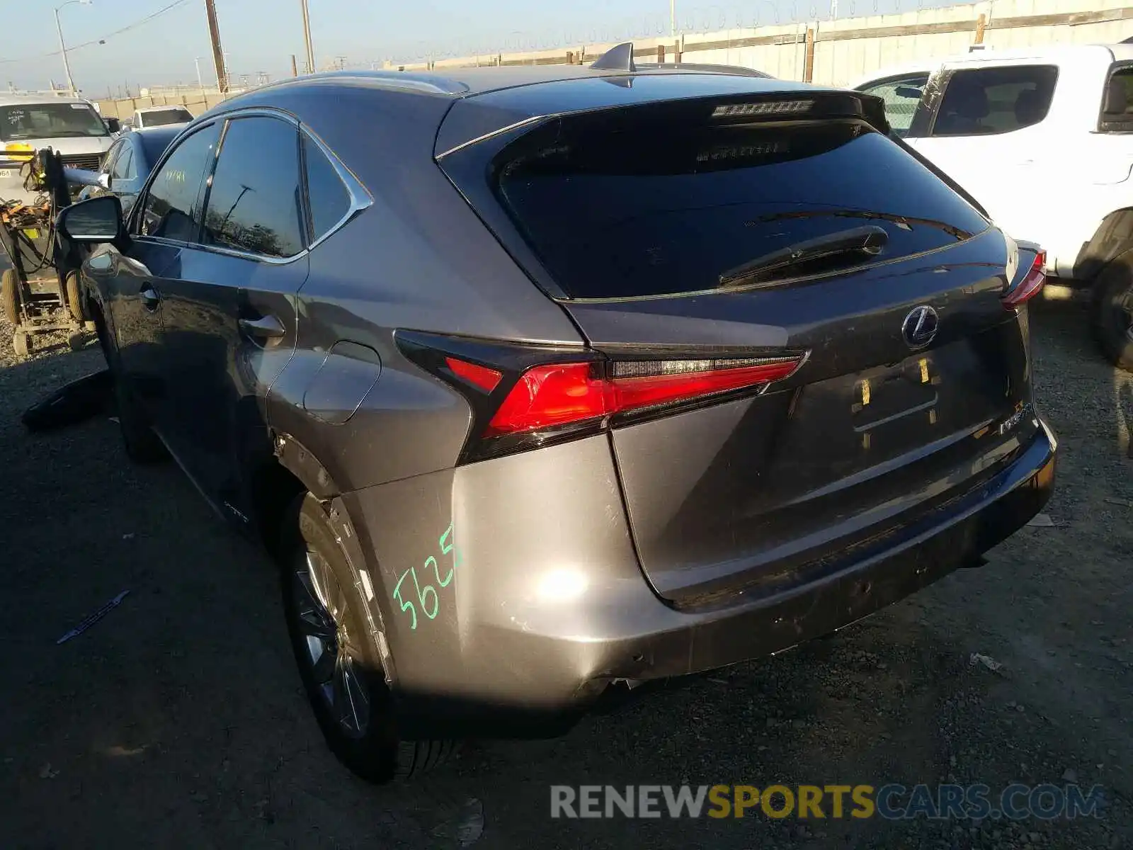 3 Photograph of a damaged car JTJBJRBZ7K2117262 LEXUS NX 2019