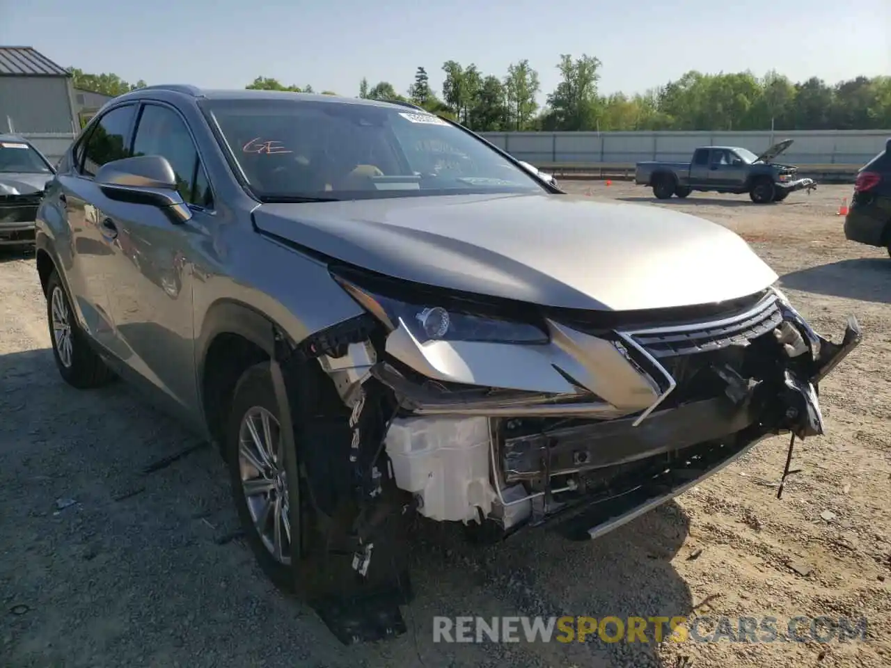 1 Photograph of a damaged car JTJBJRBZ7K2119447 LEXUS NX 2019