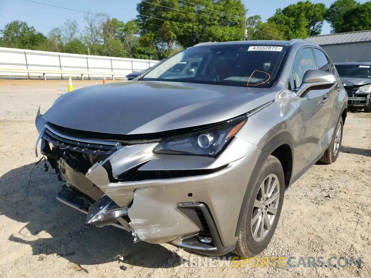 2 Фотография поврежденного автомобиля JTJBJRBZ7K2119447 LEXUS NX 2019