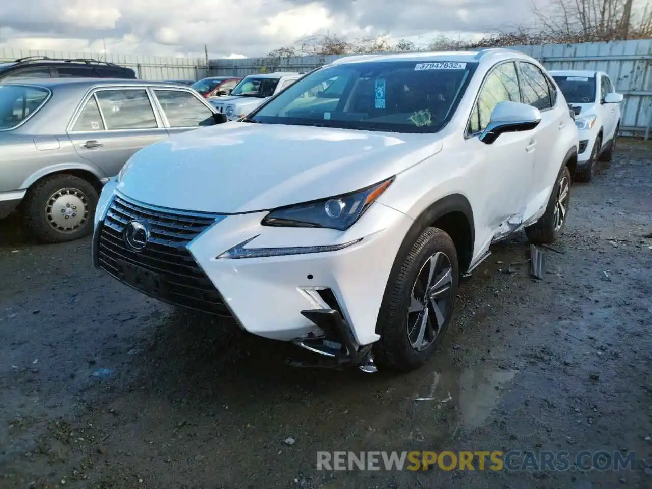 2 Фотография поврежденного автомобиля JTJBJRBZ7K2119819 LEXUS NX 2019