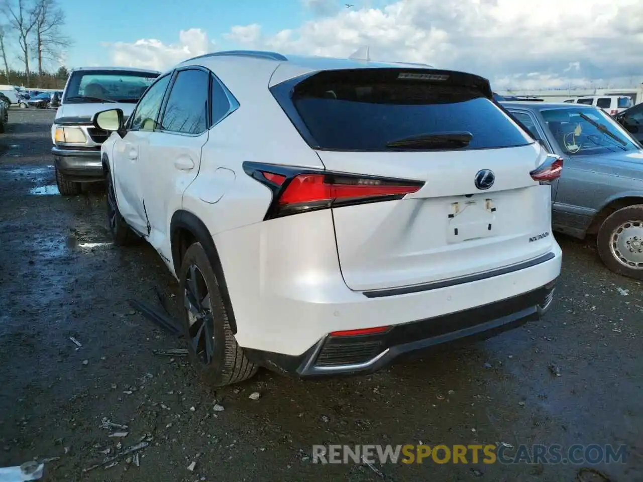 3 Фотография поврежденного автомобиля JTJBJRBZ7K2119819 LEXUS NX 2019