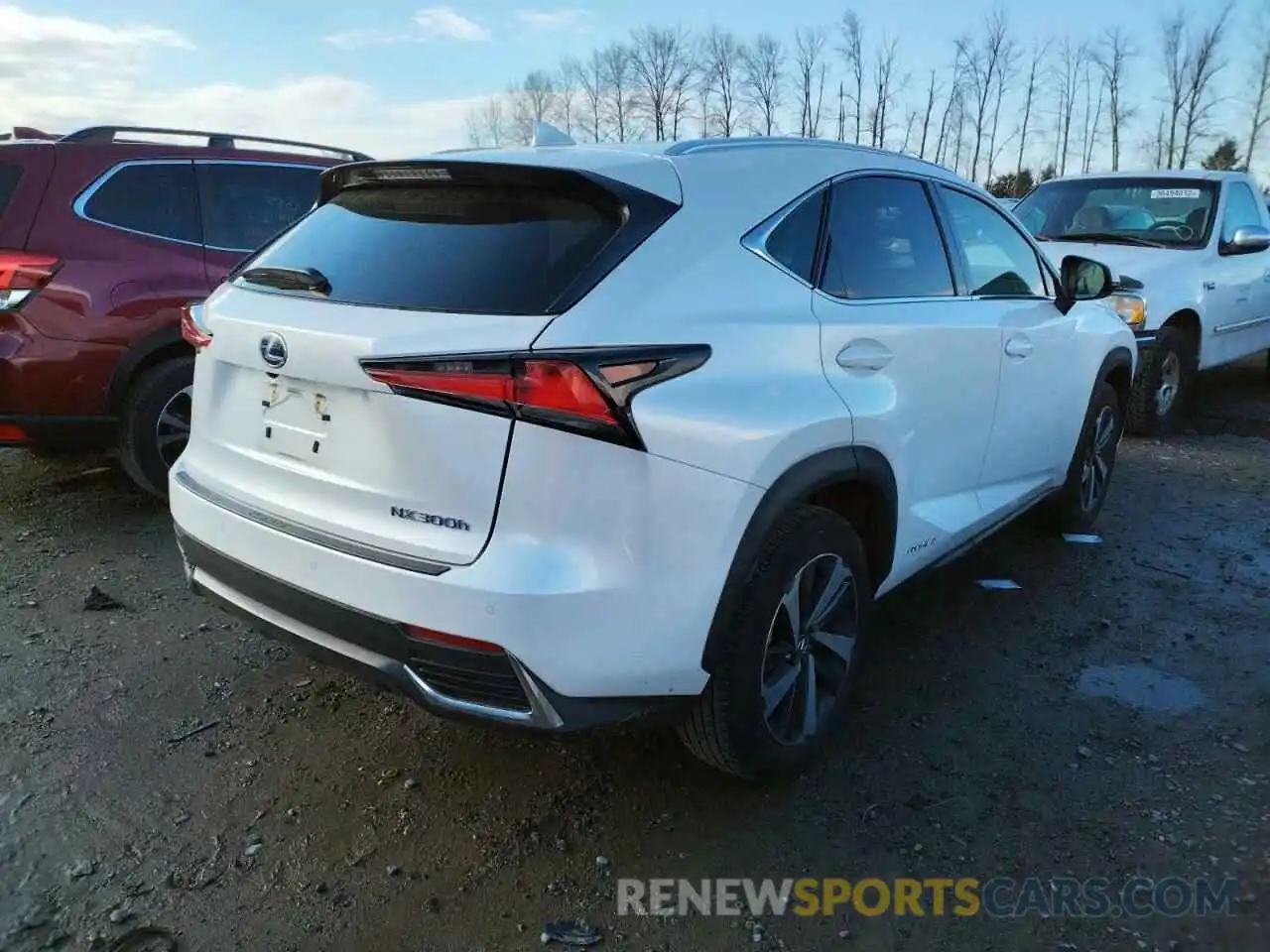 4 Фотография поврежденного автомобиля JTJBJRBZ7K2119819 LEXUS NX 2019