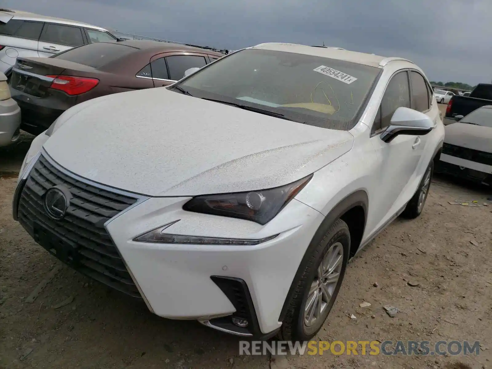 2 Фотография поврежденного автомобиля JTJBJRBZ7K2121795 LEXUS NX 2019