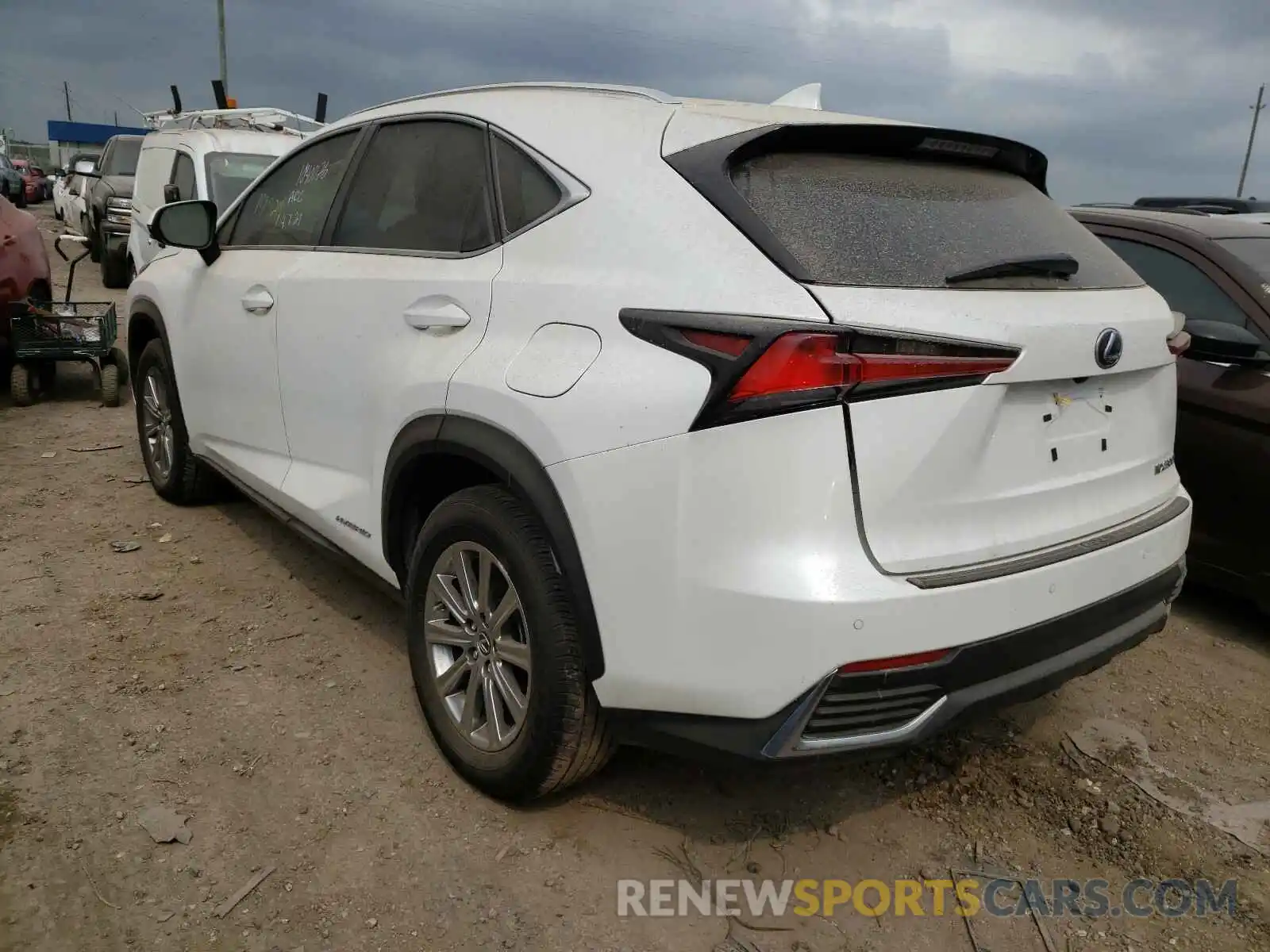 3 Фотография поврежденного автомобиля JTJBJRBZ7K2121795 LEXUS NX 2019