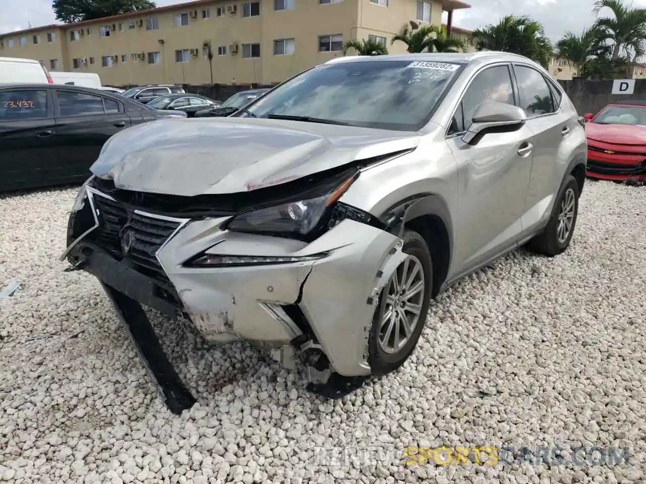 2 Фотография поврежденного автомобиля JTJBJRBZ7K2122302 LEXUS NX 2019