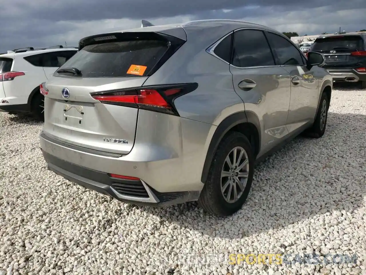 4 Фотография поврежденного автомобиля JTJBJRBZ7K2122302 LEXUS NX 2019