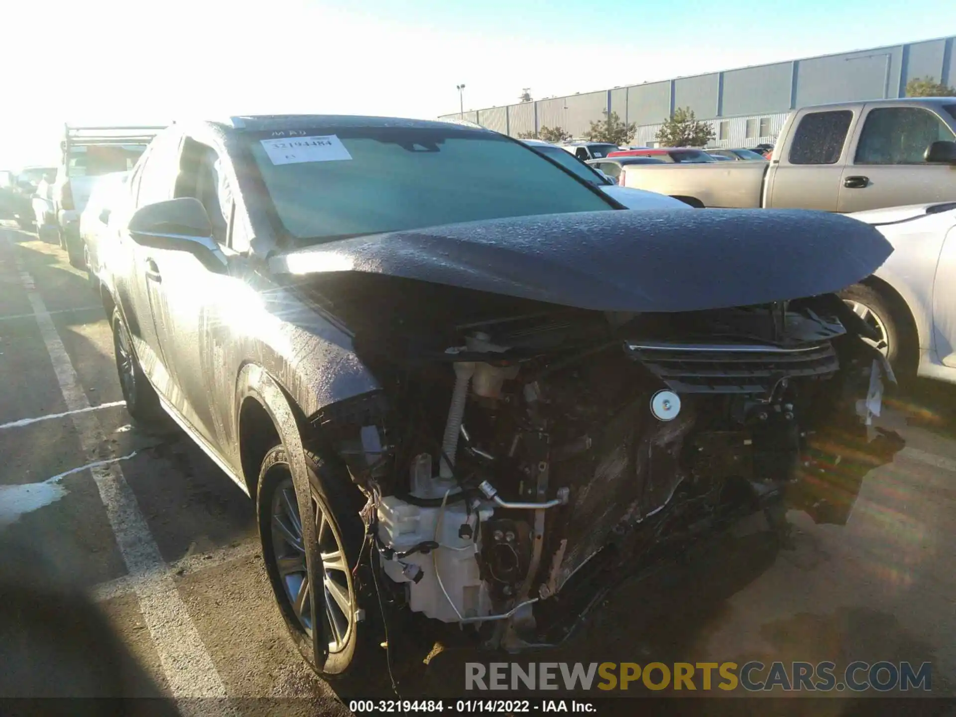 1 Photograph of a damaged car JTJBJRBZ7K2122929 LEXUS NX 2019