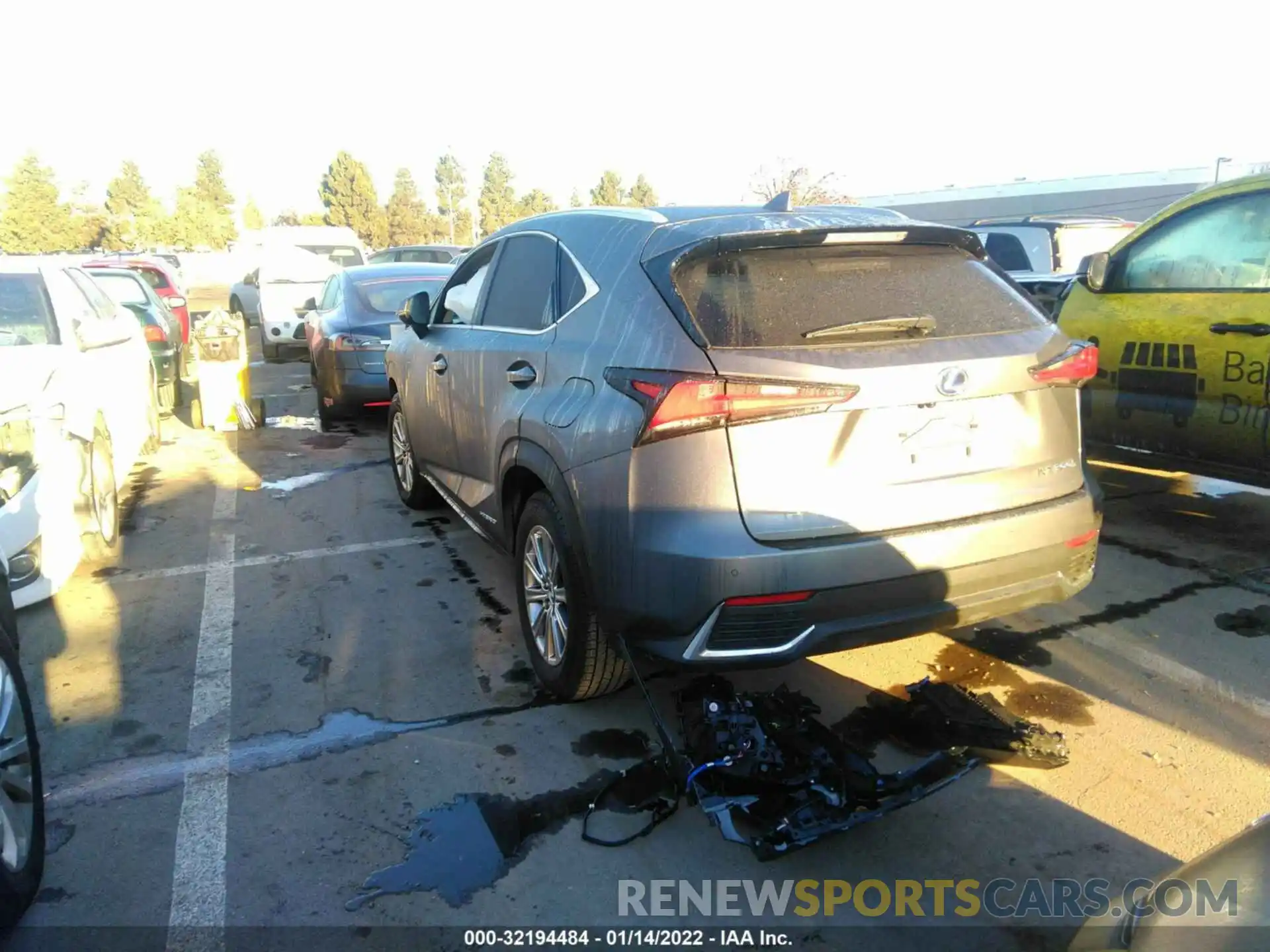 3 Photograph of a damaged car JTJBJRBZ7K2122929 LEXUS NX 2019