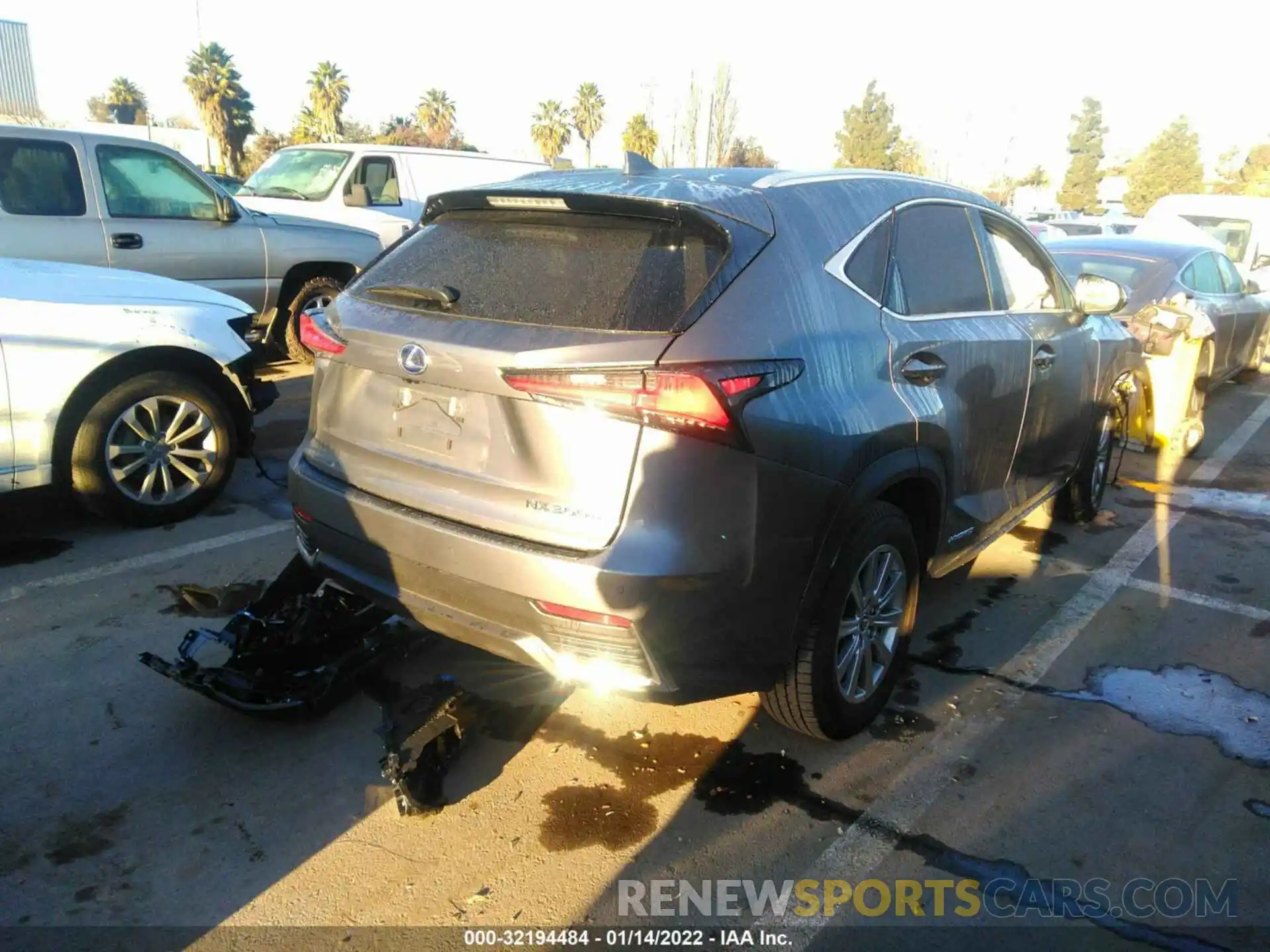 4 Фотография поврежденного автомобиля JTJBJRBZ7K2122929 LEXUS NX 2019