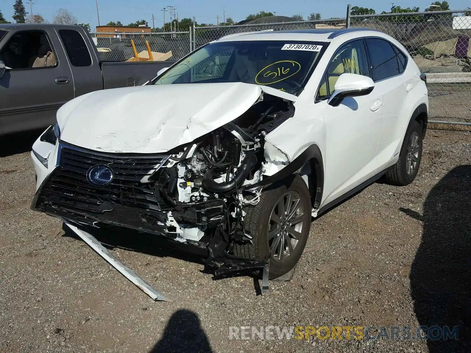 2 Photograph of a damaged car JTJBJRBZ7K2123014 LEXUS NX 2019