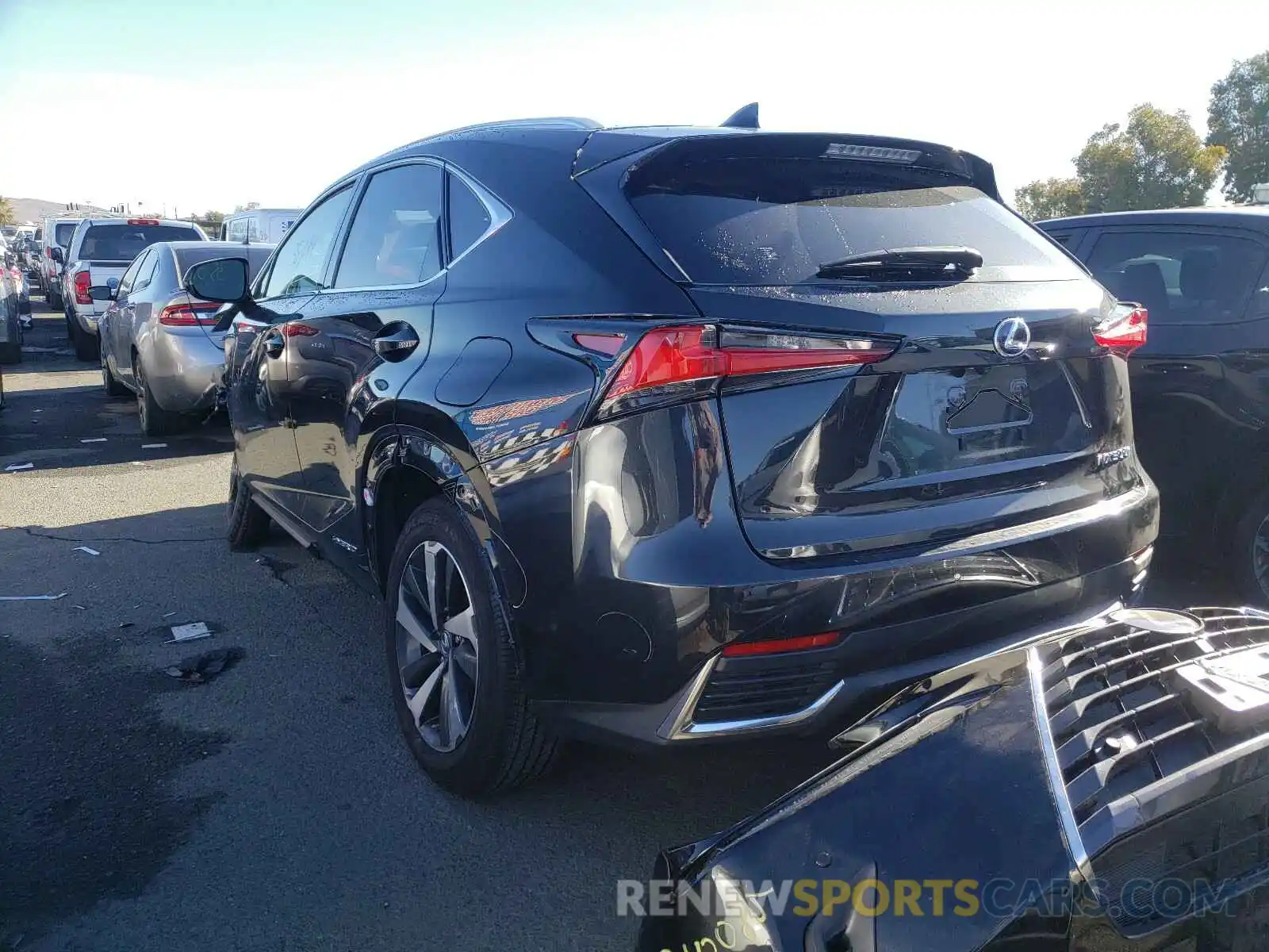 3 Фотография поврежденного автомобиля JTJBJRBZ8K2104276 LEXUS NX 2019