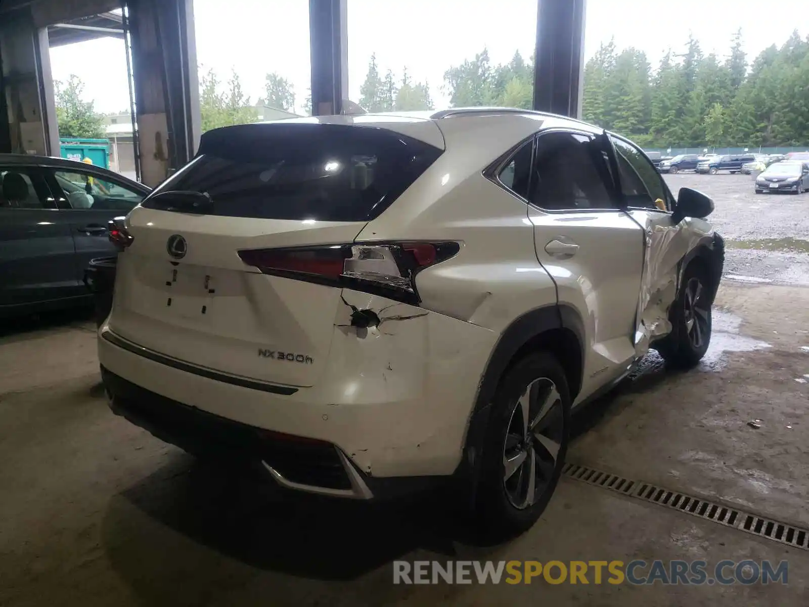 4 Photograph of a damaged car JTJBJRBZ8K2105623 LEXUS NX 2019