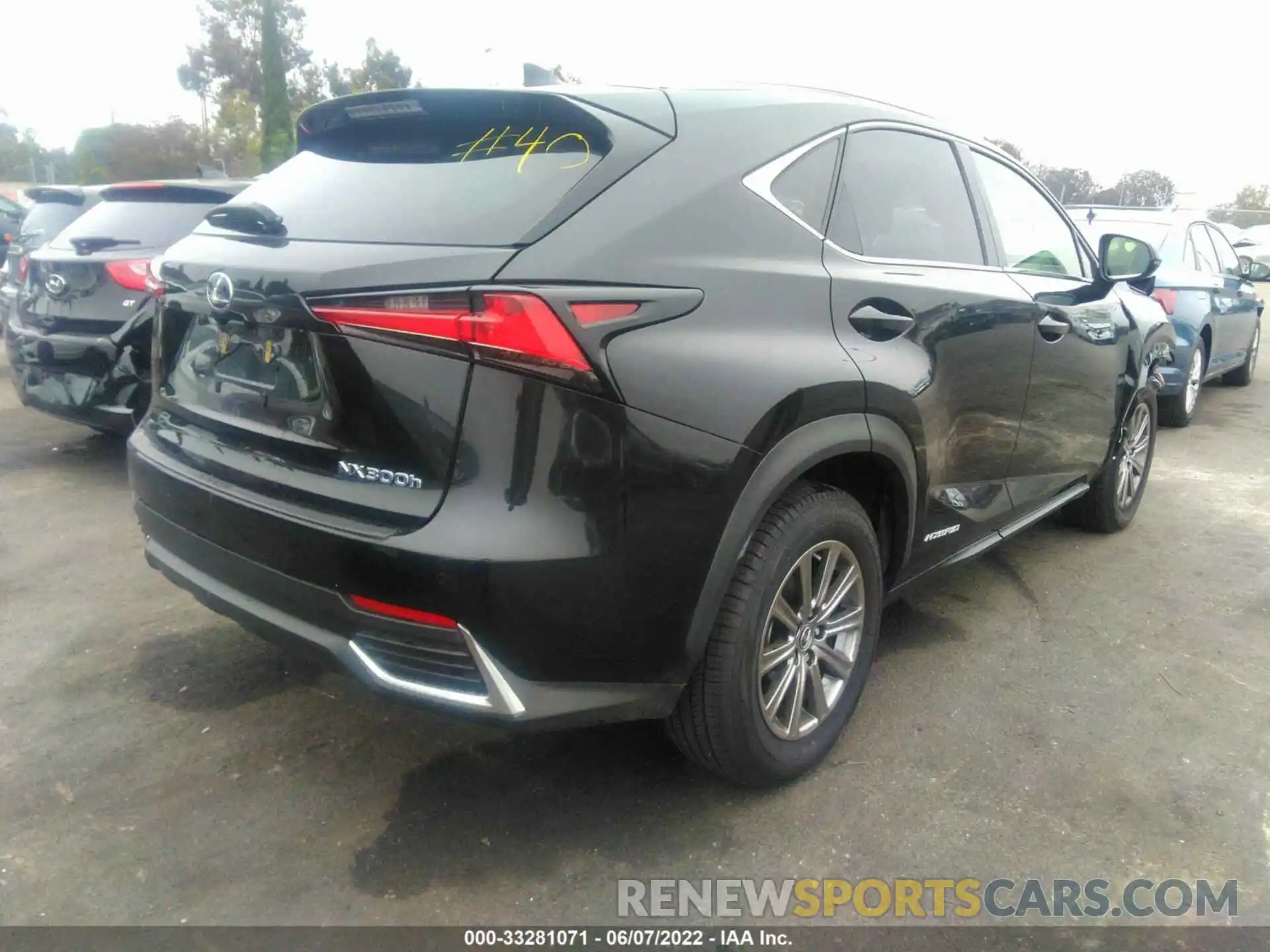 4 Фотография поврежденного автомобиля JTJBJRBZ8K2108022 LEXUS NX 2019