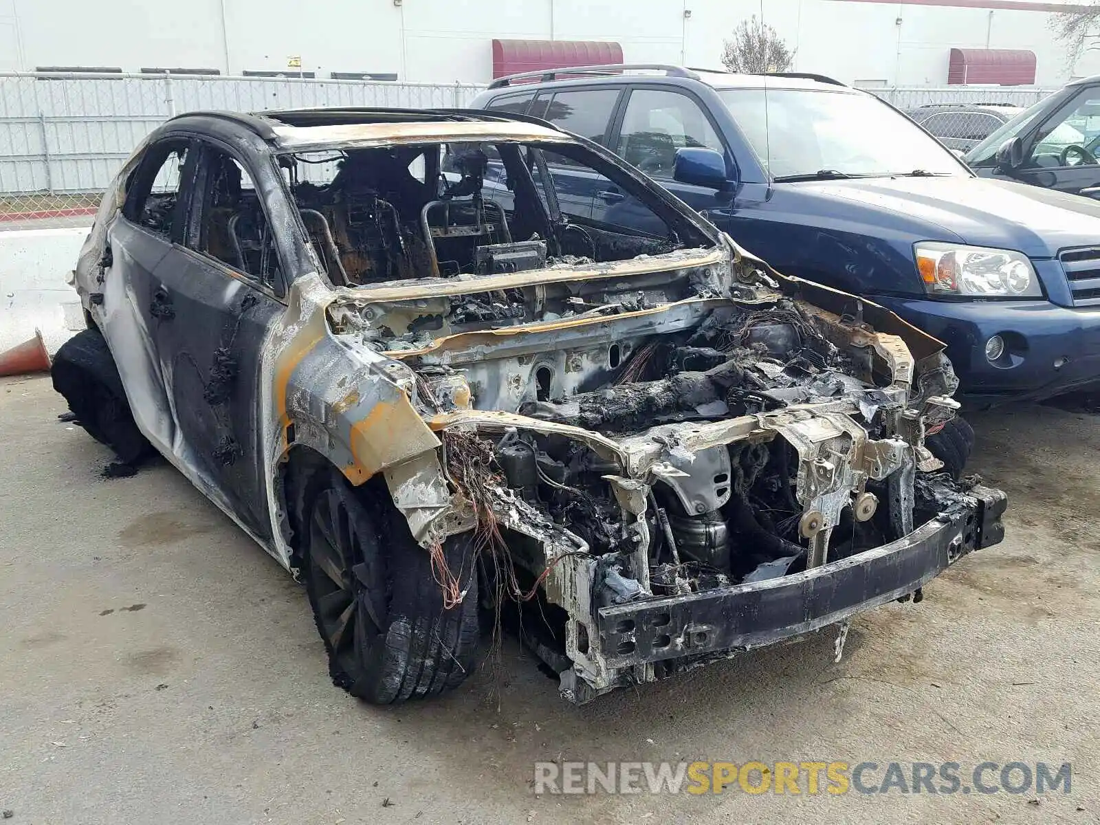 1 Photograph of a damaged car JTJBJRBZ8K2110952 LEXUS NX 2019