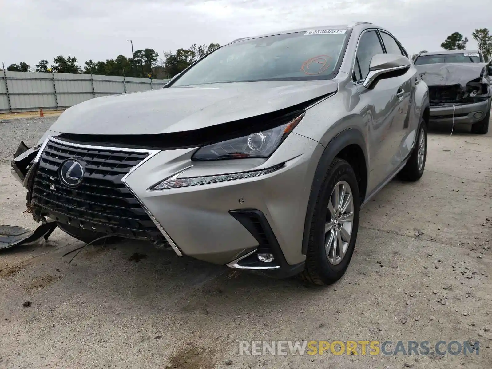 2 Photograph of a damaged car JTJBJRBZ8K2116606 LEXUS NX 2019