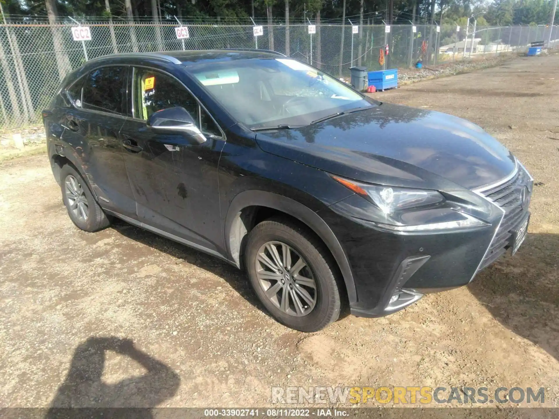 1 Photograph of a damaged car JTJBJRBZ8K2120638 LEXUS NX 2019