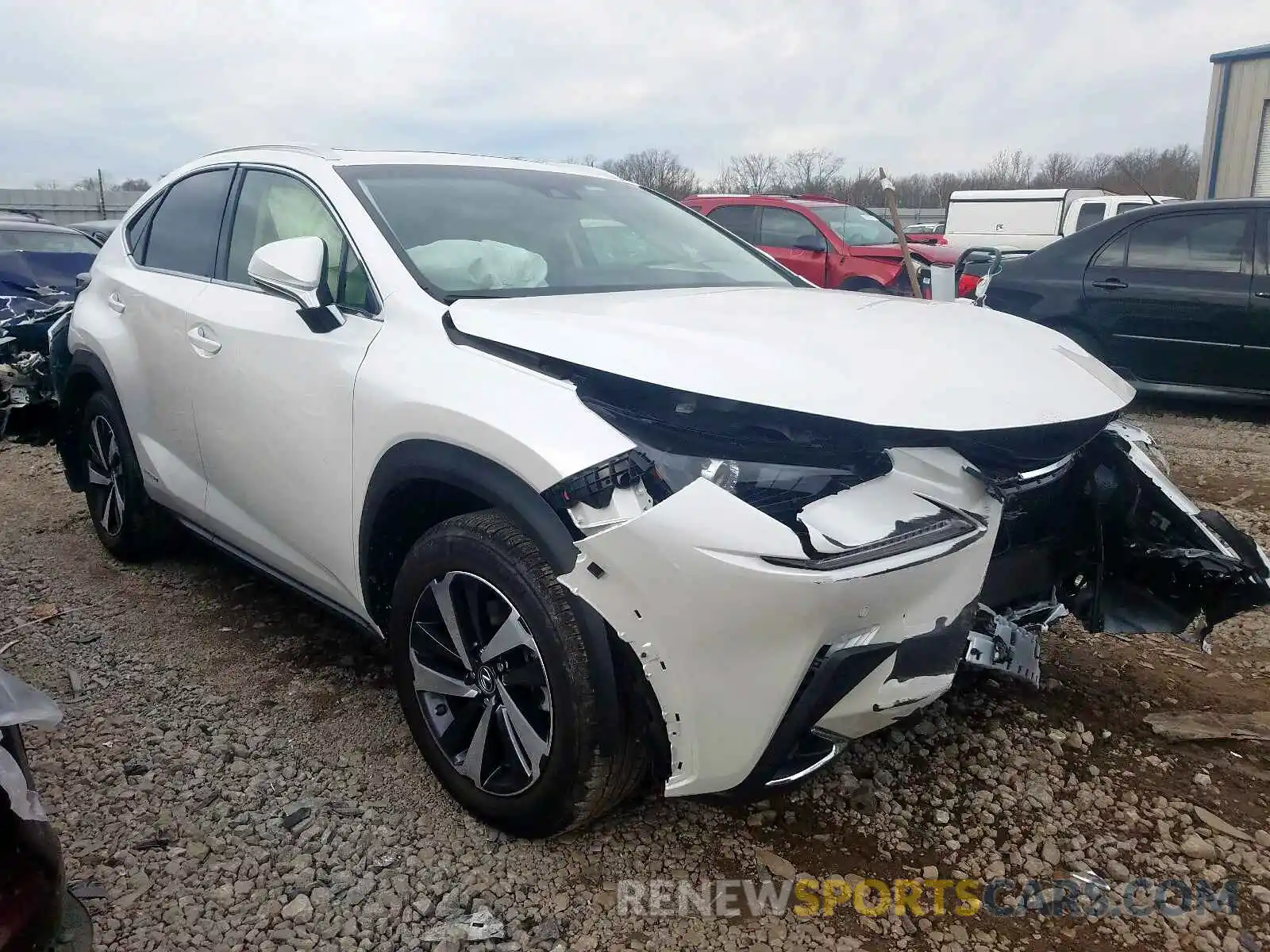 1 Photograph of a damaged car JTJBJRBZ8K2120669 LEXUS NX 2019