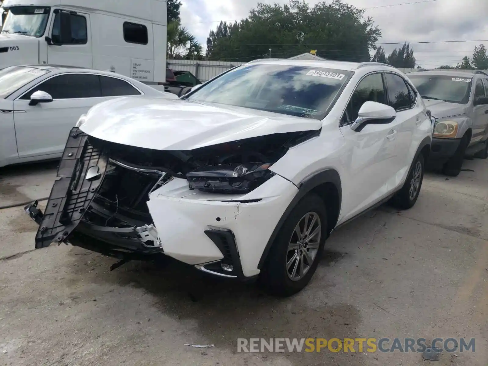 2 Photograph of a damaged car JTJBJRBZ8K2121093 LEXUS NX 2019