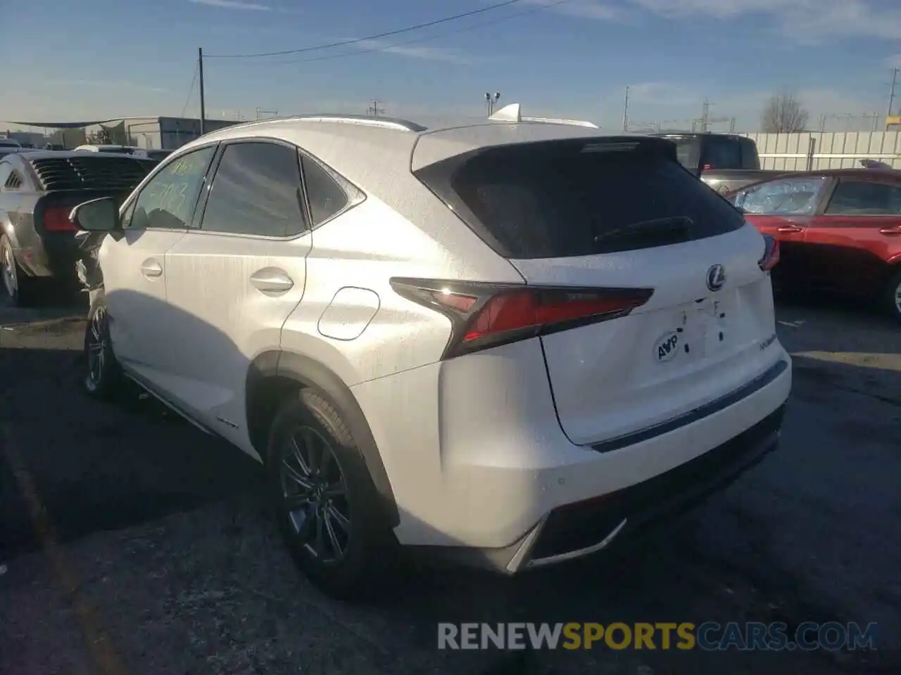 3 Фотография поврежденного автомобиля JTJBJRBZ9K2096138 LEXUS NX 2019