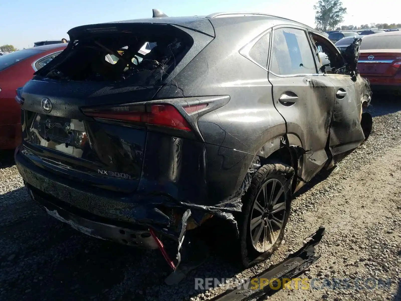 4 Фотография поврежденного автомобиля JTJBJRBZ9K2097516 LEXUS NX 2019