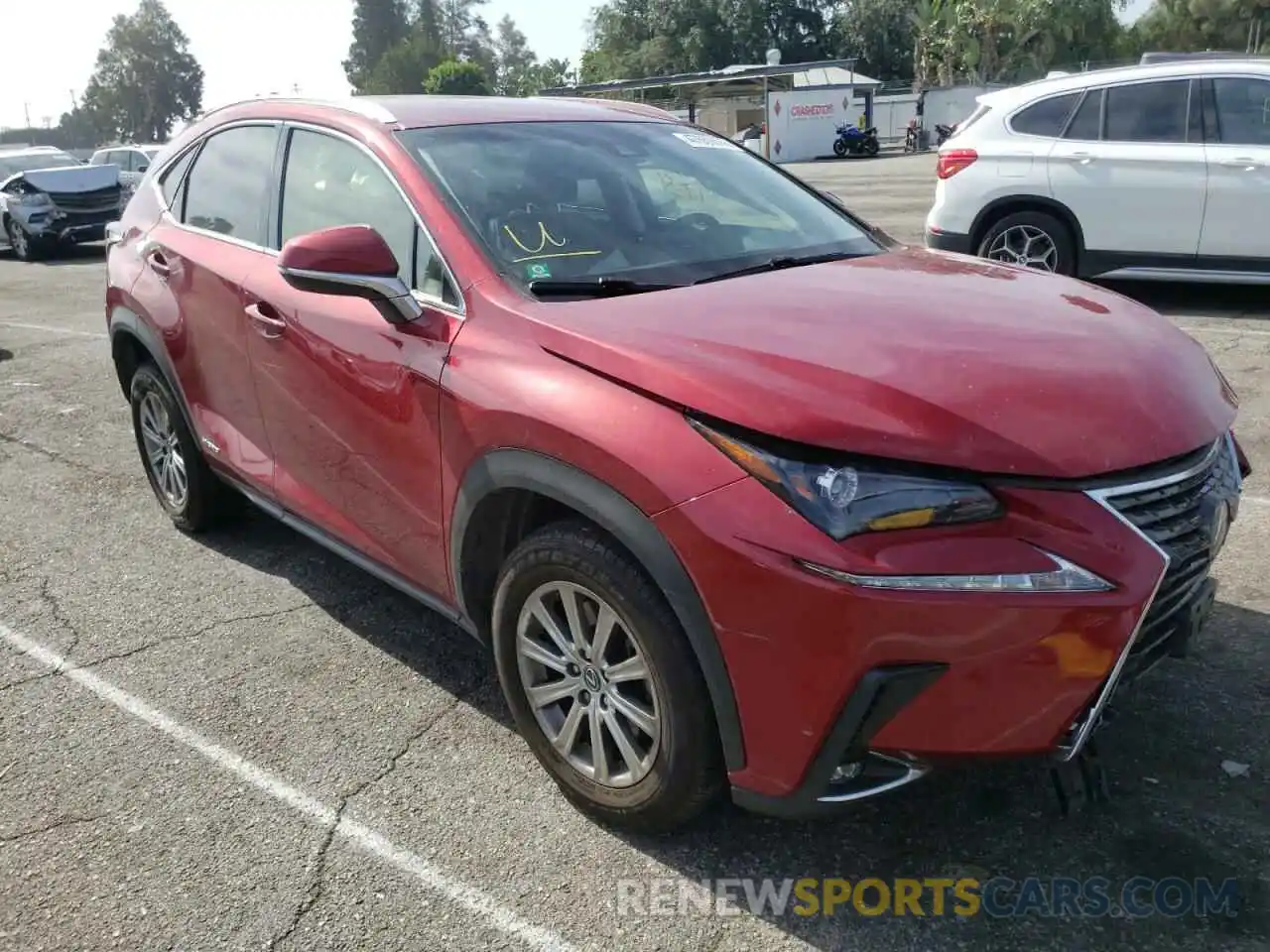 1 Photograph of a damaged car JTJBJRBZ9K2098245 LEXUS NX 2019