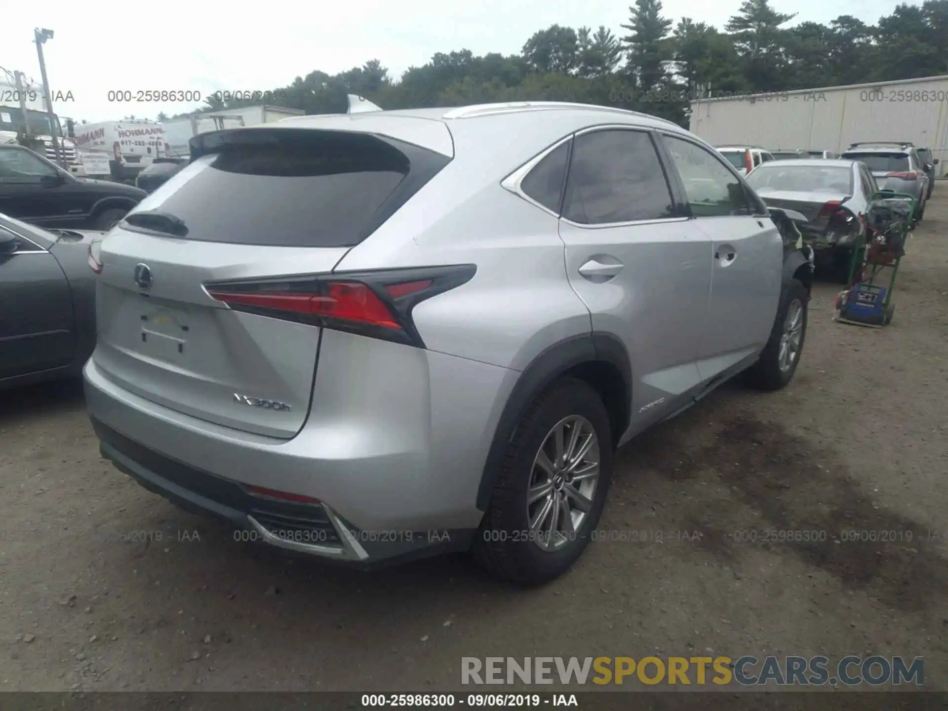 4 Фотография поврежденного автомобиля JTJBJRBZ9K2100754 LEXUS NX 2019