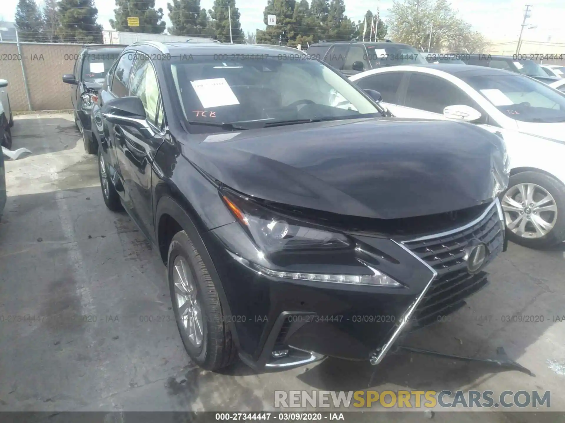 1 Photograph of a damaged car JTJBJRBZ9K2102942 LEXUS NX 2019