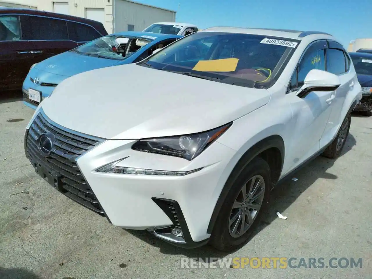 2 Photograph of a damaged car JTJBJRBZ9K2106831 LEXUS NX 2019