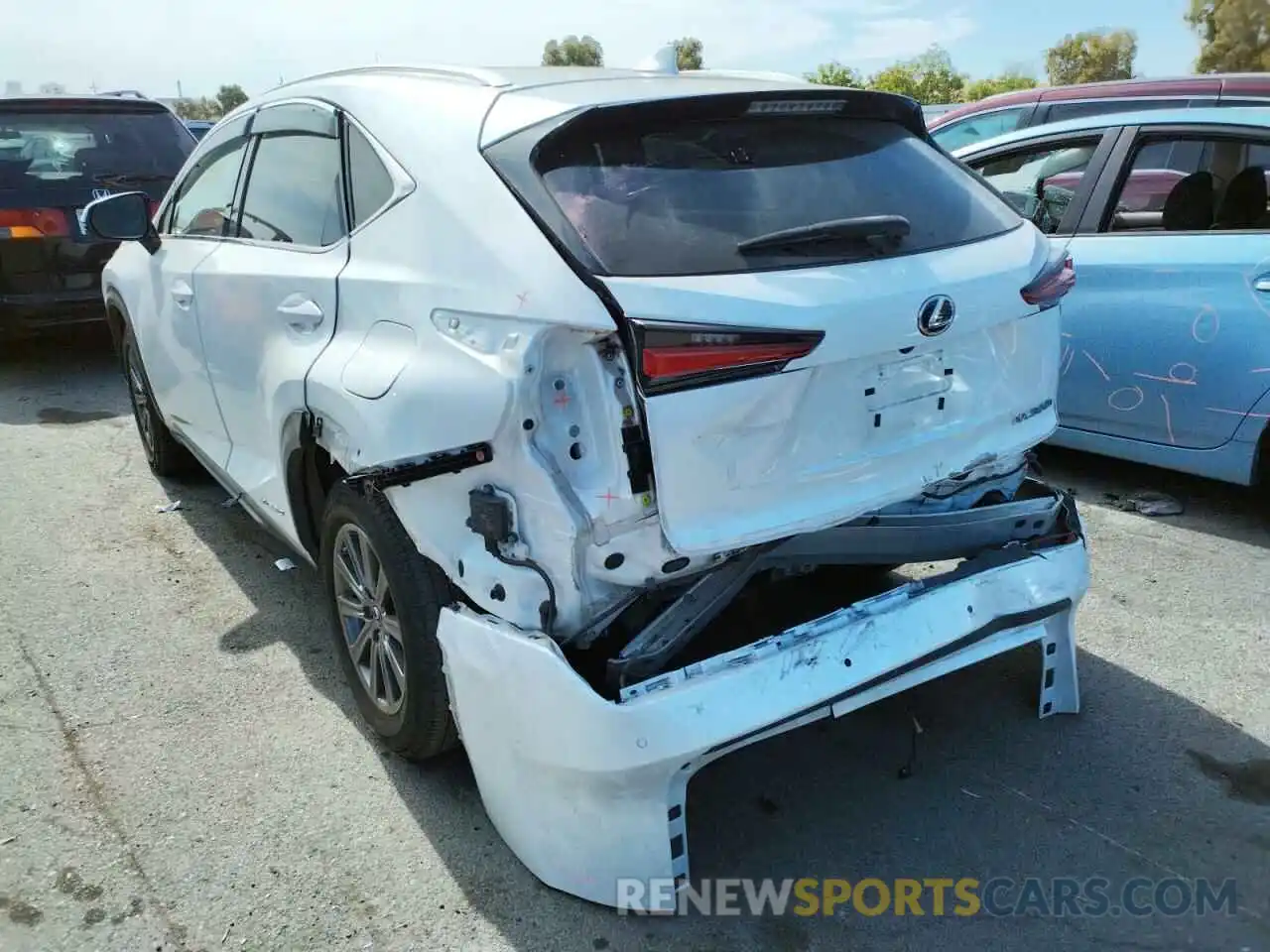 3 Photograph of a damaged car JTJBJRBZ9K2106831 LEXUS NX 2019