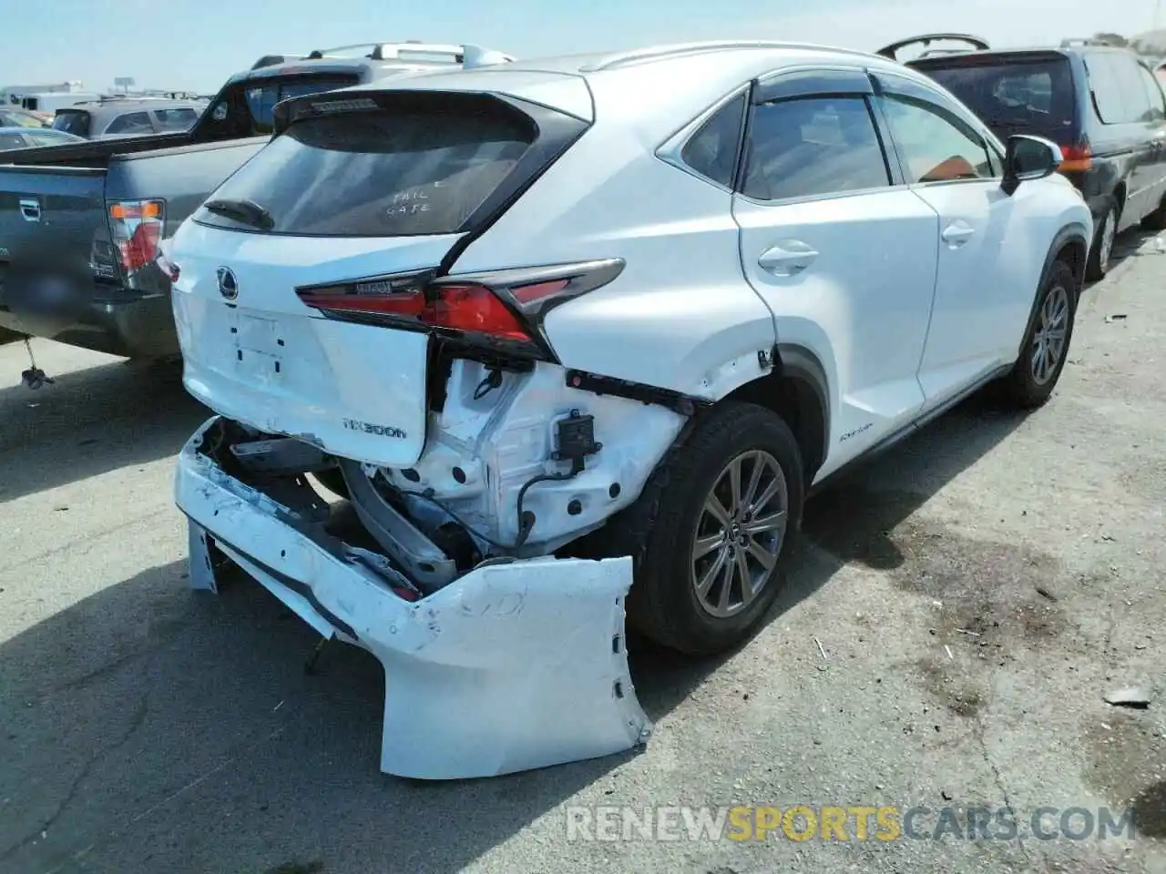 4 Photograph of a damaged car JTJBJRBZ9K2106831 LEXUS NX 2019