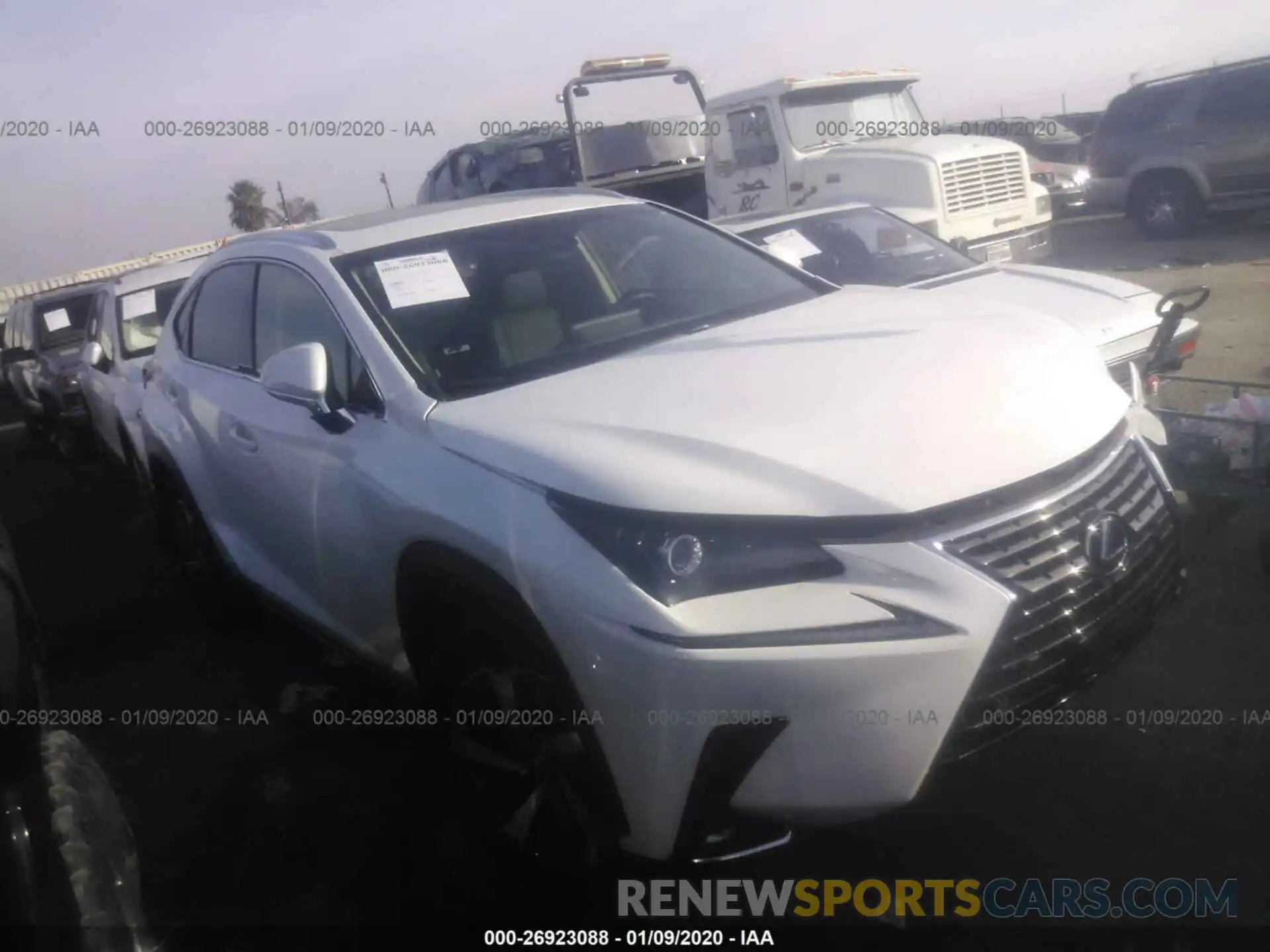 1 Фотография поврежденного автомобиля JTJBJRBZ9K2107008 LEXUS NX 2019