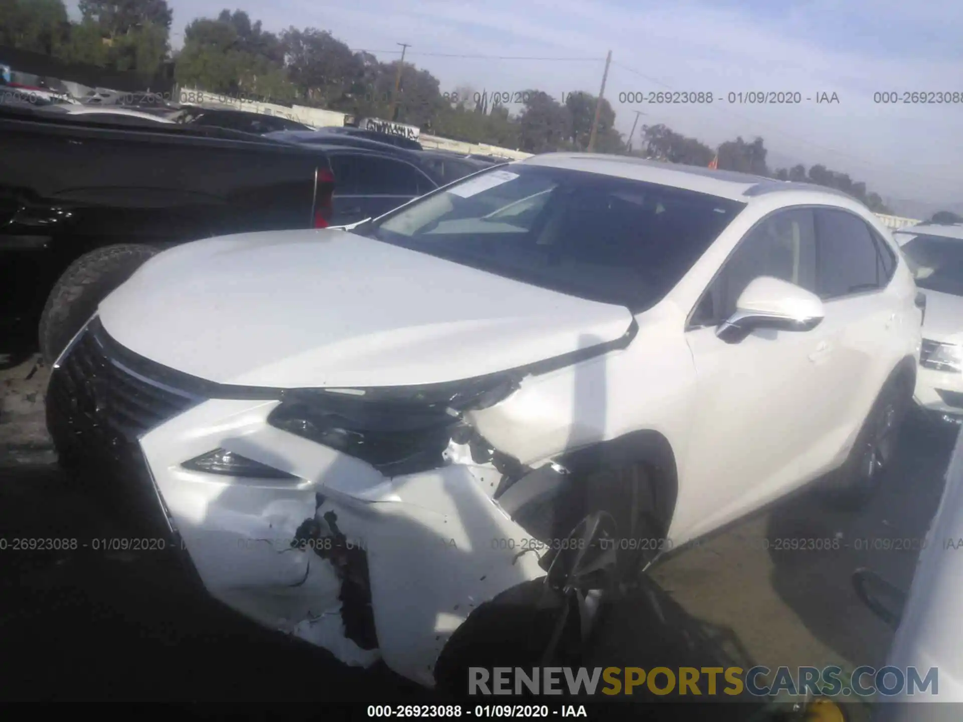 2 Photograph of a damaged car JTJBJRBZ9K2107008 LEXUS NX 2019