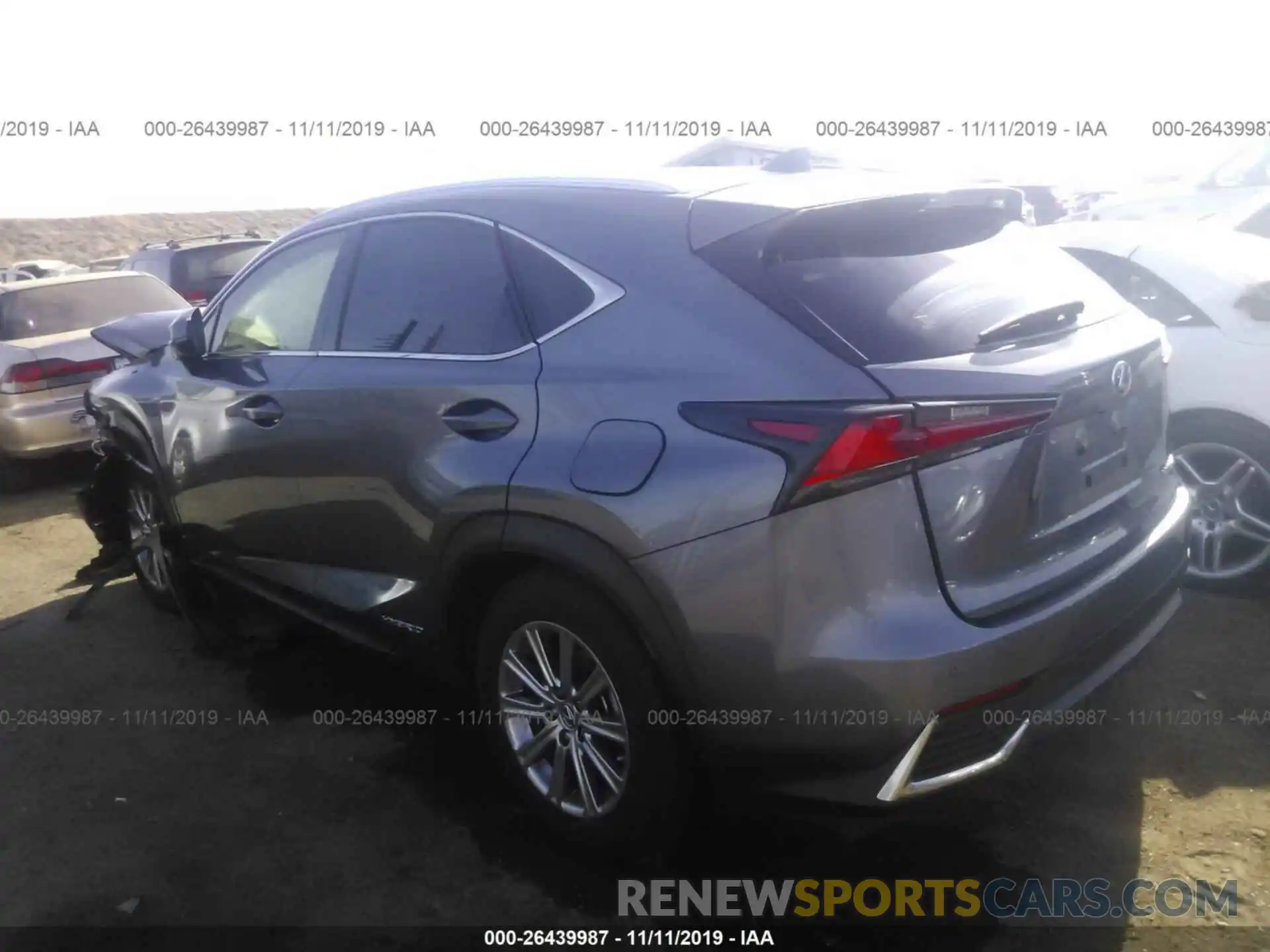 3 Фотография поврежденного автомобиля JTJBJRBZ9K2109275 LEXUS NX 2019