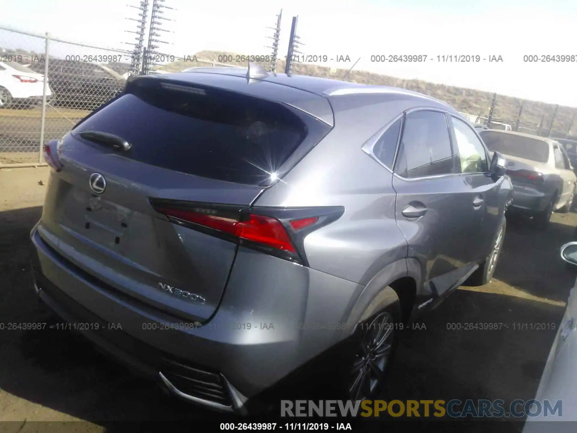 4 Фотография поврежденного автомобиля JTJBJRBZ9K2109275 LEXUS NX 2019