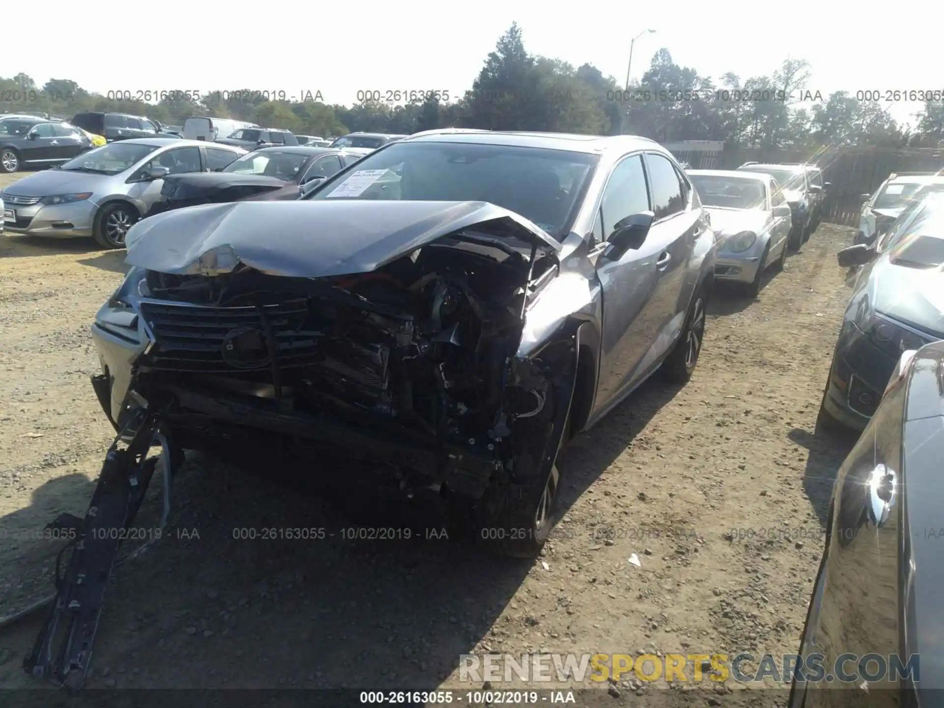 2 Photograph of a damaged car JTJBJRBZ9K2113441 LEXUS NX 2019