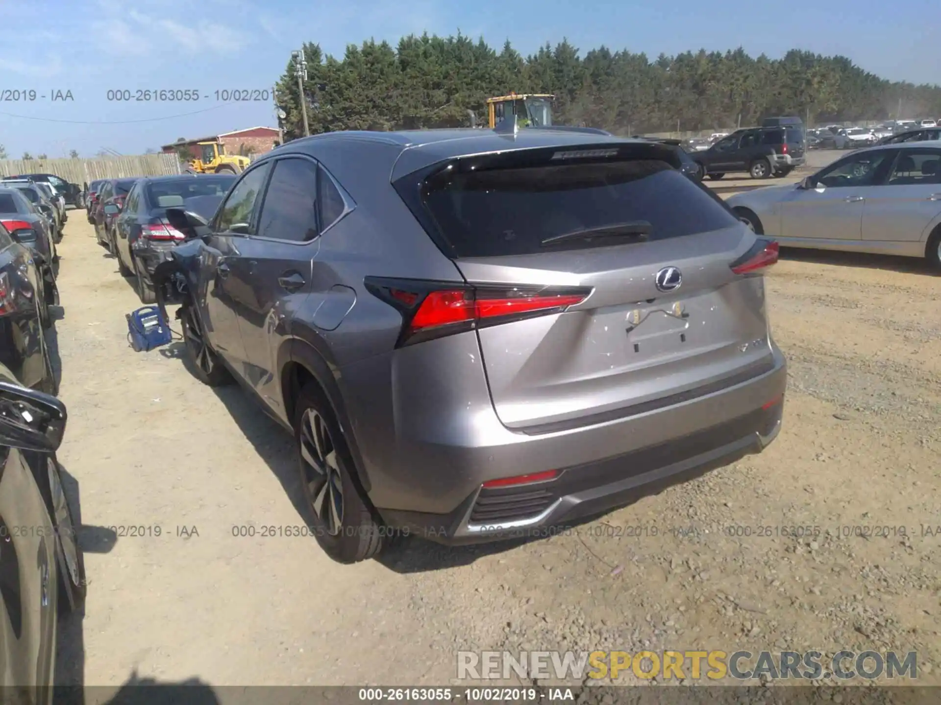 3 Фотография поврежденного автомобиля JTJBJRBZ9K2113441 LEXUS NX 2019