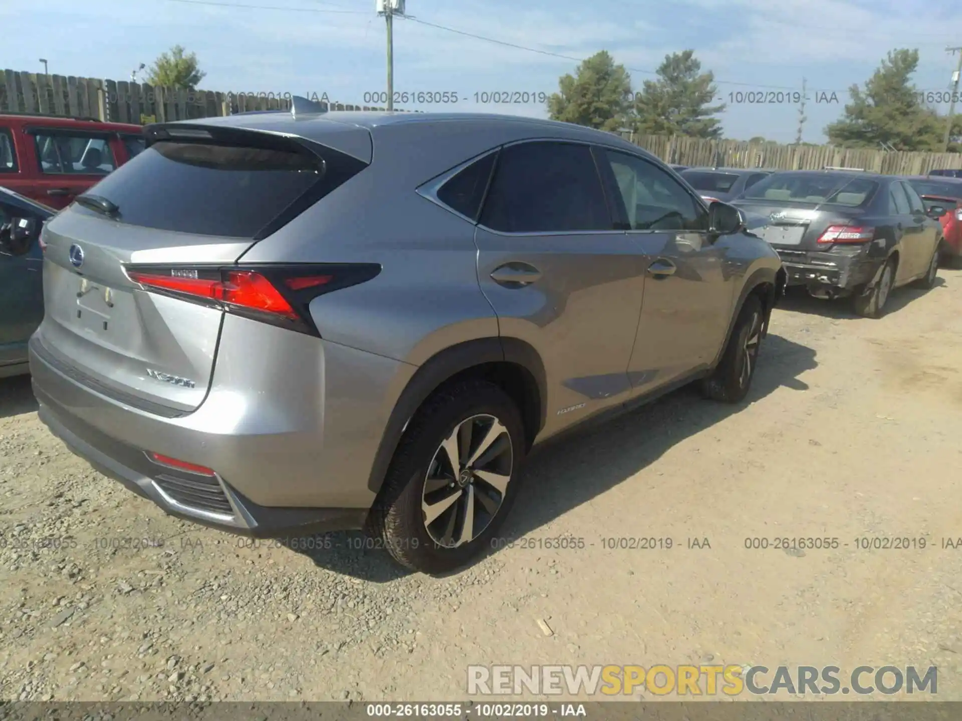 4 Фотография поврежденного автомобиля JTJBJRBZ9K2113441 LEXUS NX 2019