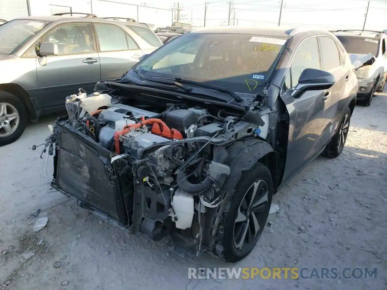 2 Photograph of a damaged car JTJBJRBZ9K2116310 LEXUS NX 2019